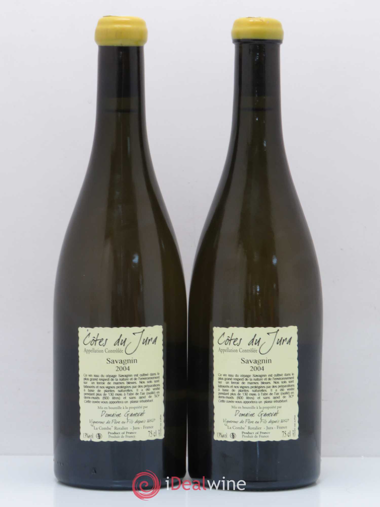 Côtes du Jura Les Vignes de mon Père Jean-François Ganevat (Domaine) 2004 - Lot de 2 bouteilles - 1