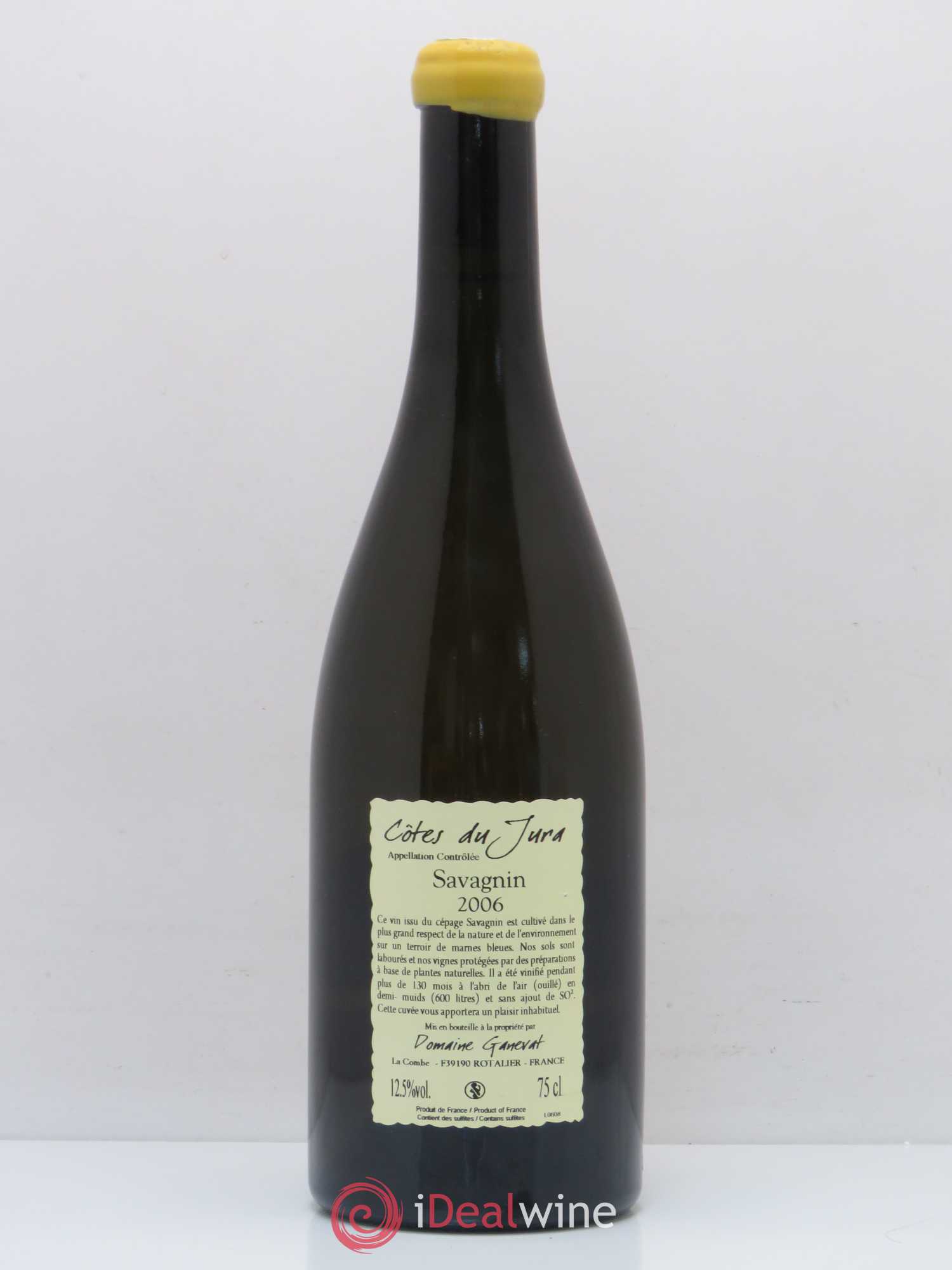 Côtes du Jura Les Vignes de mon Père Jean-François Ganevat (Domaine) 2006 - Lot de 1 bouteille - 1