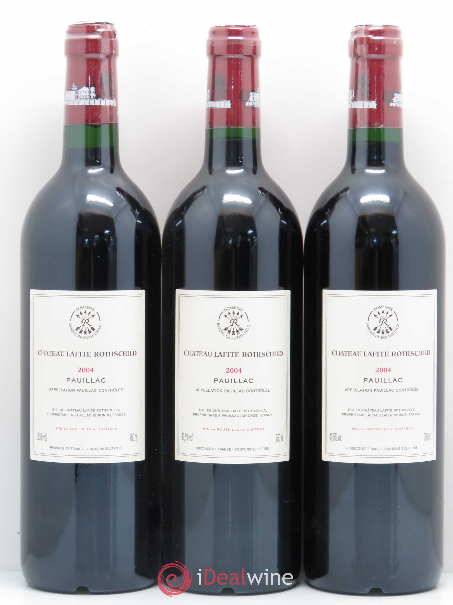 Château Lafite Rothschild 1er Grand Cru Classé 2004 - Lot de 6 bouteilles - 2