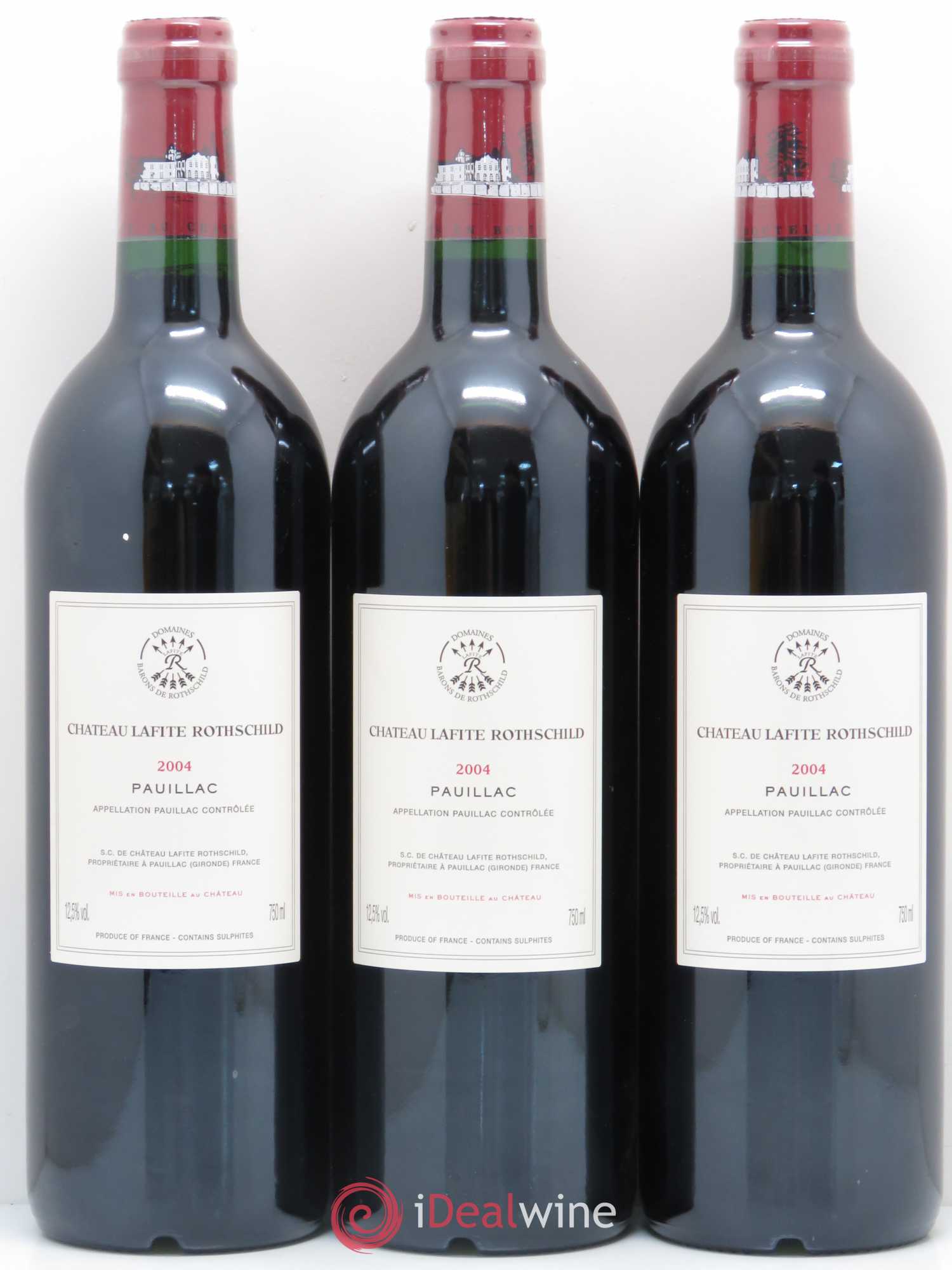 Château Lafite Rothschild 1er Grand Cru Classé 2004 - Lot de 6 bouteilles - 4