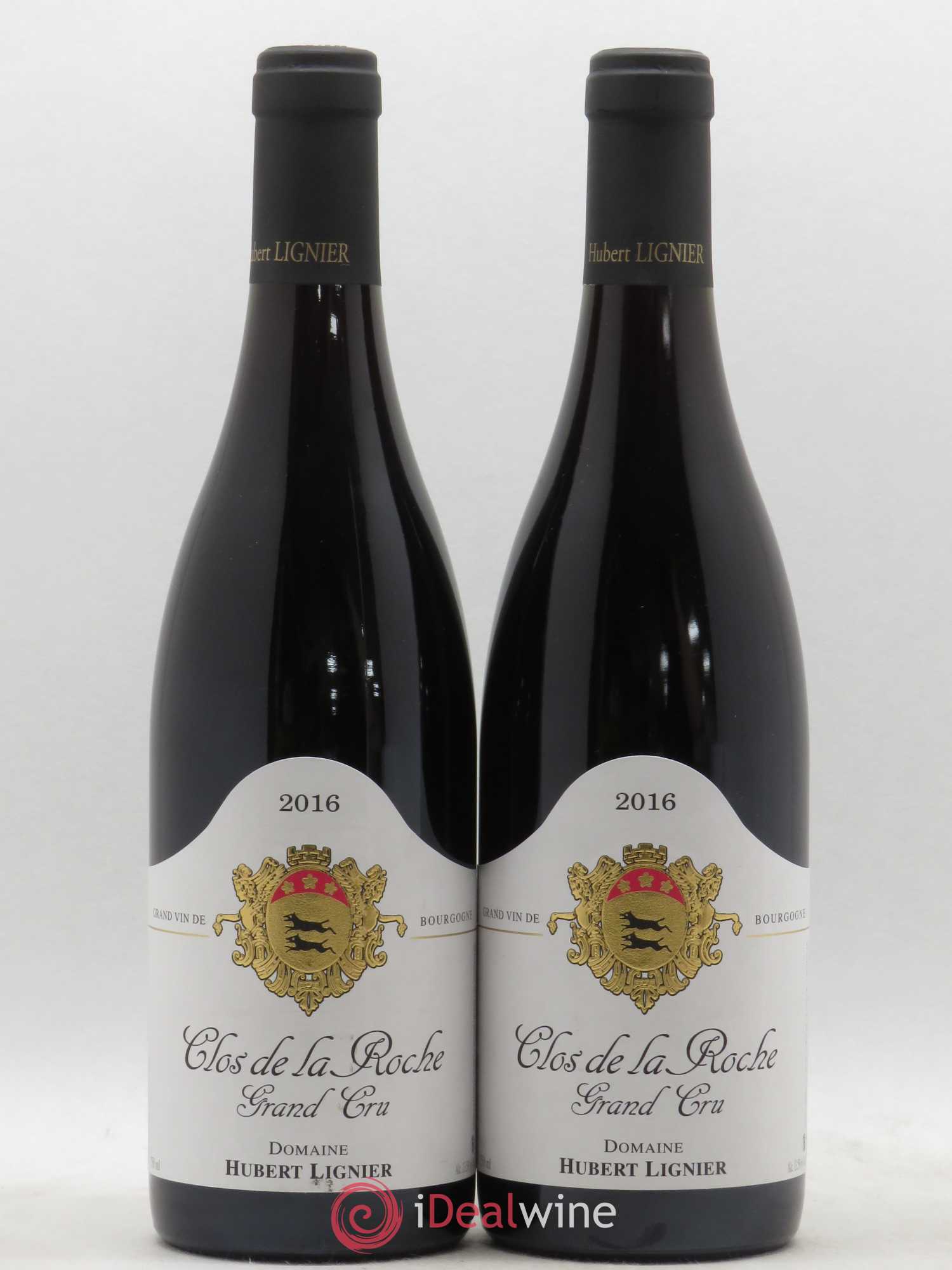 Clos de la Roche Grand Cru Hubert Lignier (Domaine) 2016 - Lot de 2 bouteilles - 0