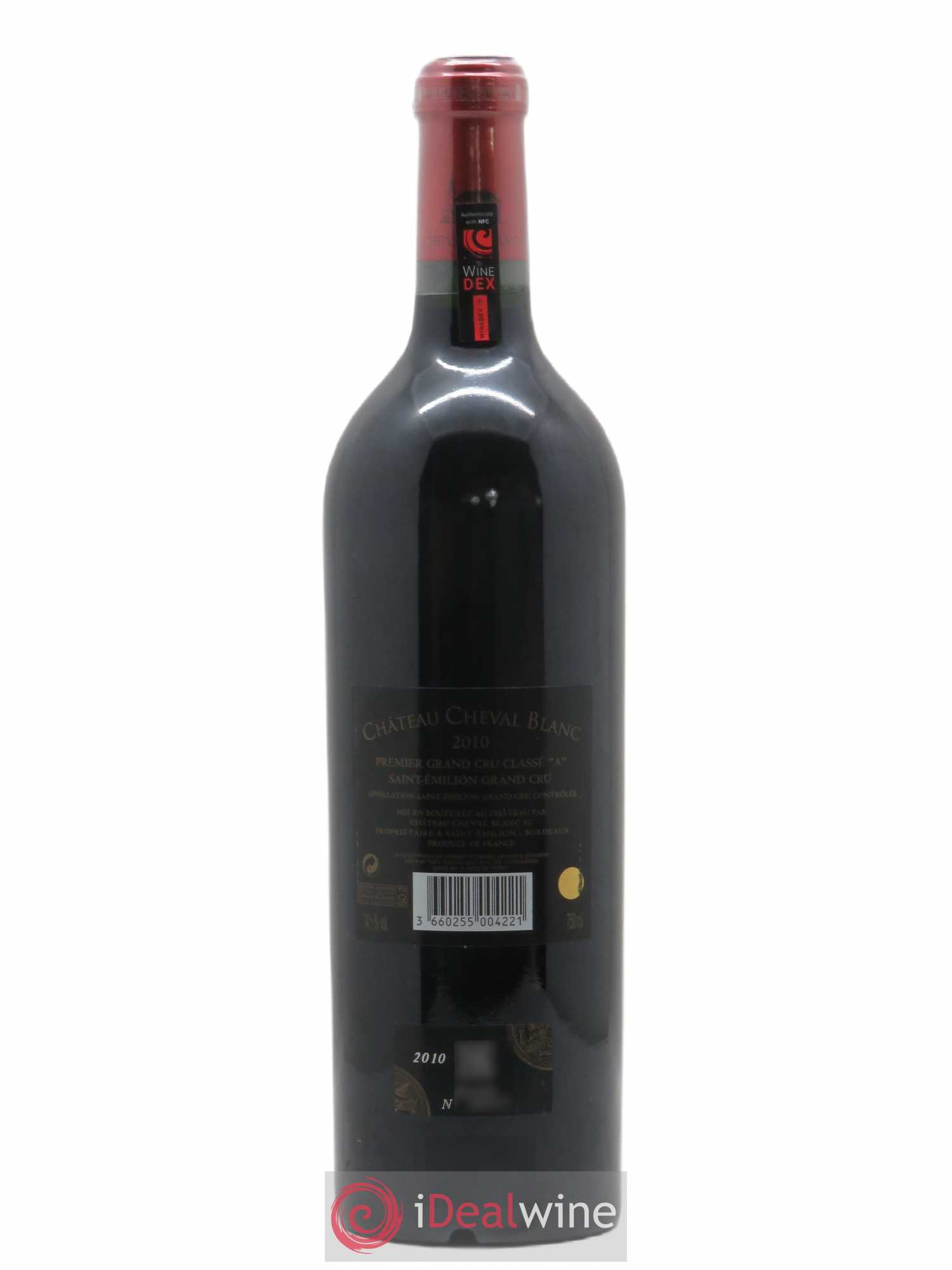 Château Cheval Blanc 1er Grand Cru Classé A 2010 - Lot de 1 bouteille - 1