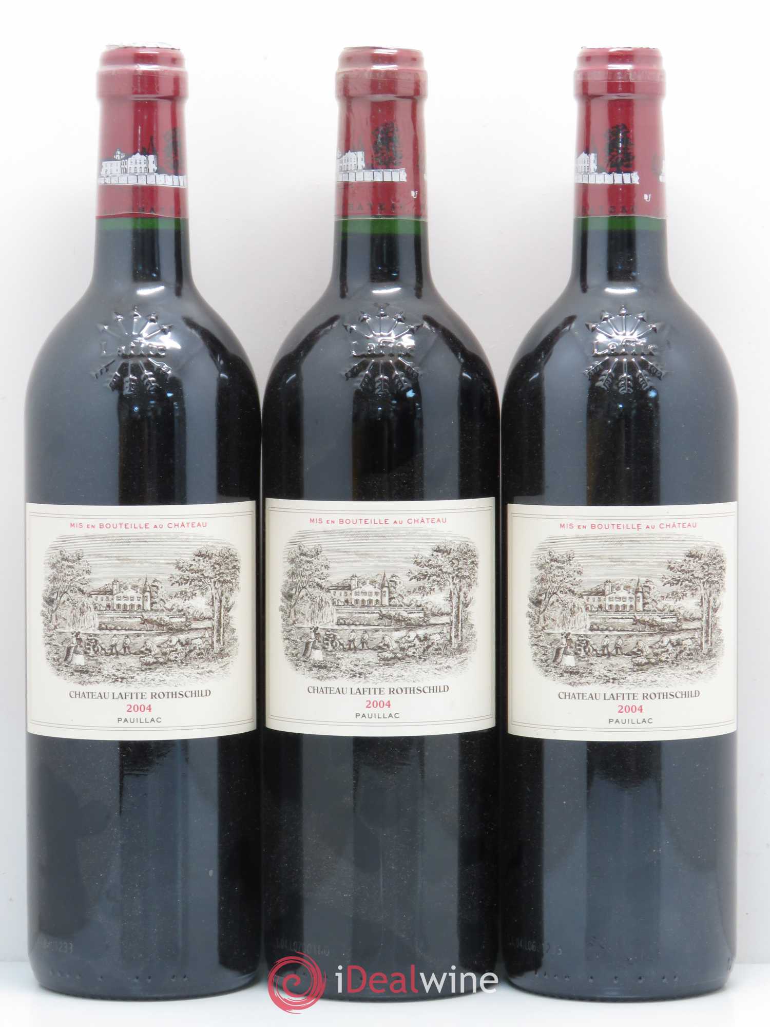 Château Lafite Rothschild 1er Grand Cru Classé 2004 - Lot de 6 bouteilles - 1
