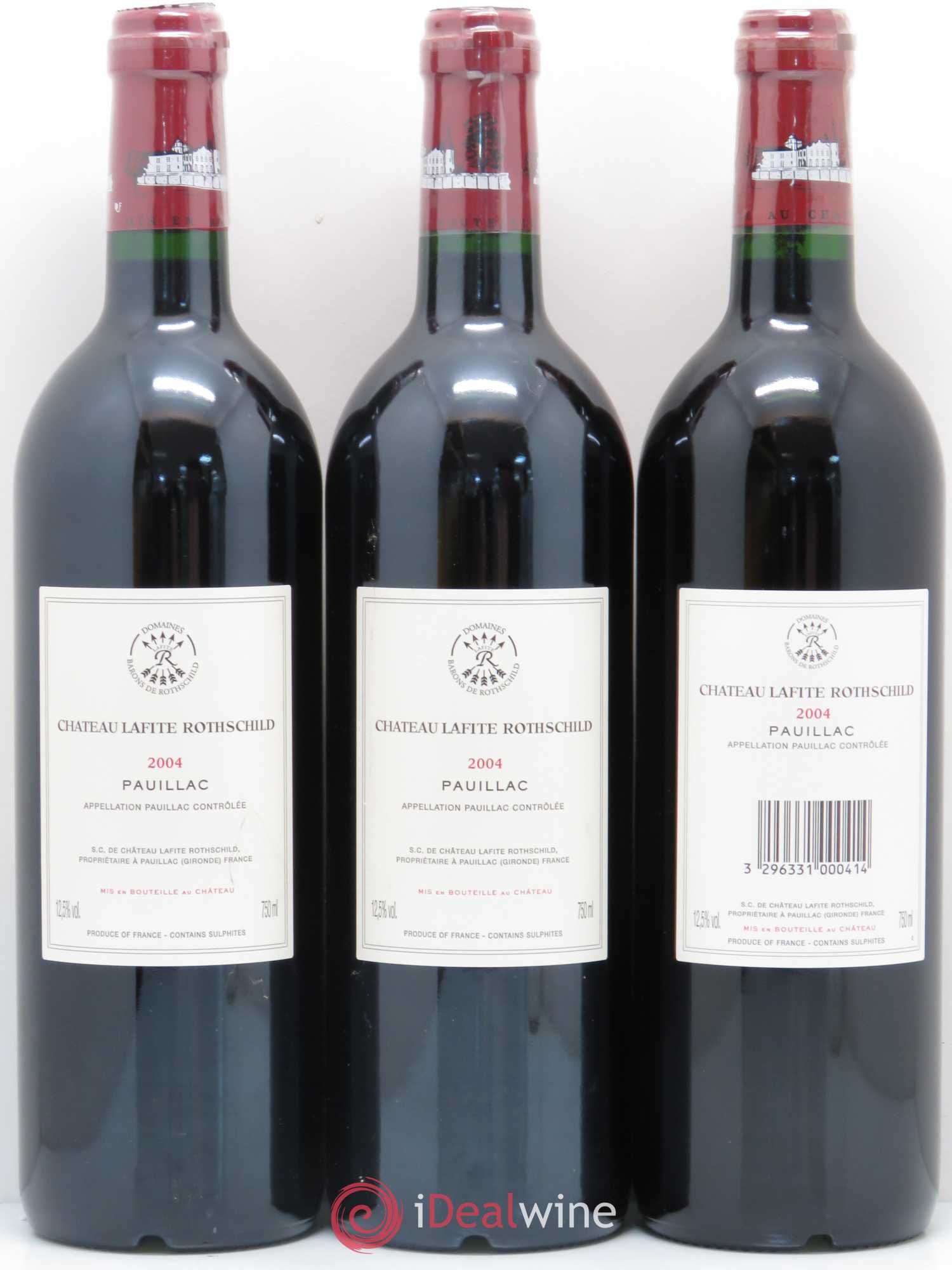 Château Lafite Rothschild 1er Grand Cru Classé 2004 - Lot de 6 bouteilles - 4