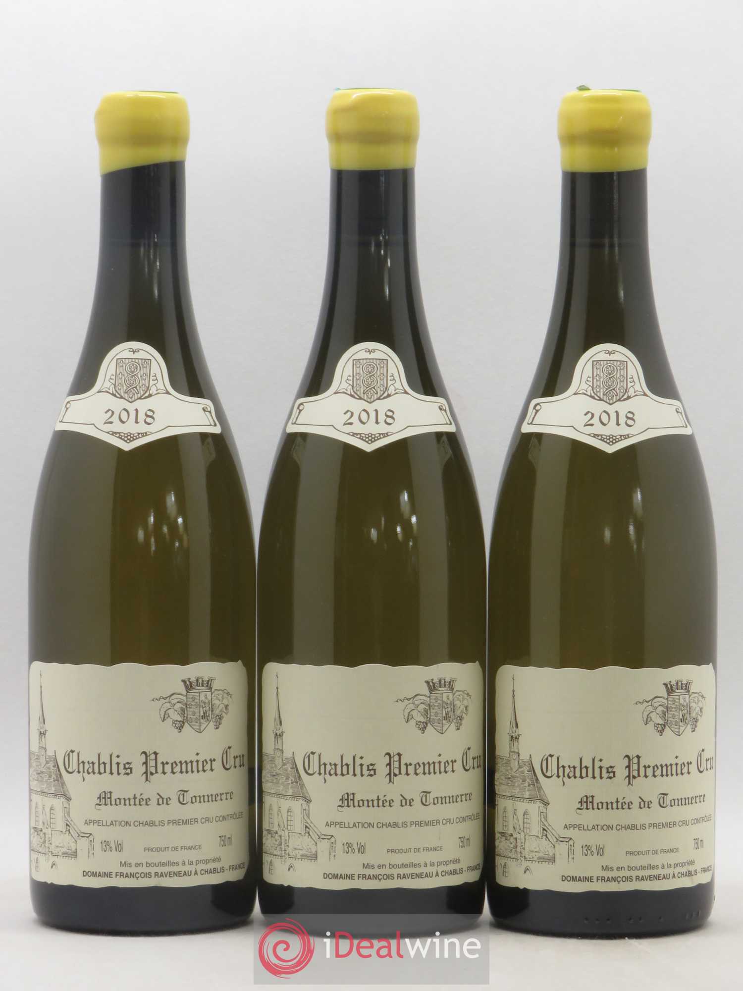 Chablis 1er Cru Montée de Tonnerre Raveneau (Domaine) 2018 - Lot de 3 bouteilles - 0