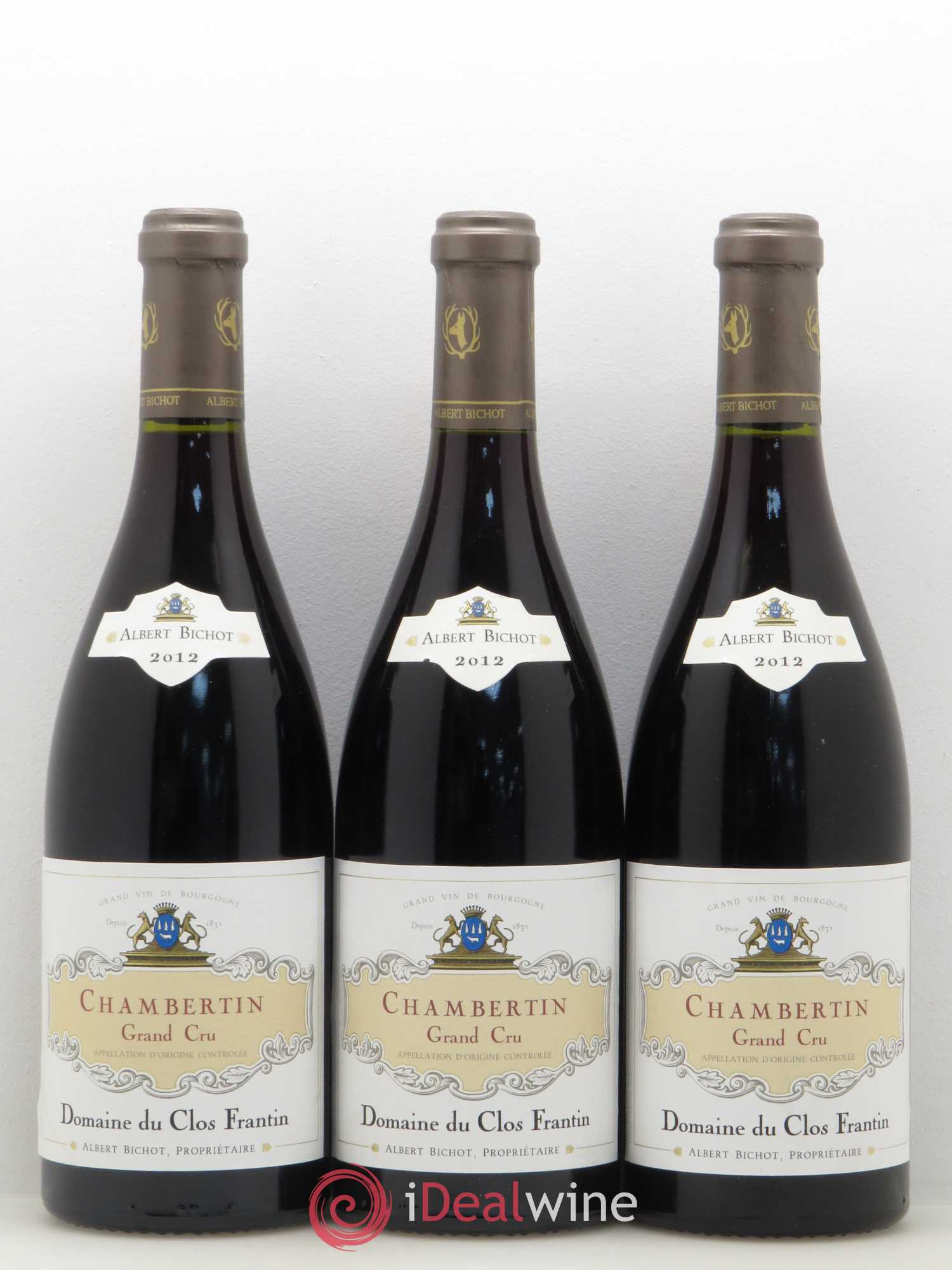 Chambertin Grand Cru Clos Frantin Domaine Bichot 2012 - Posten von 3 Flaschen - 0