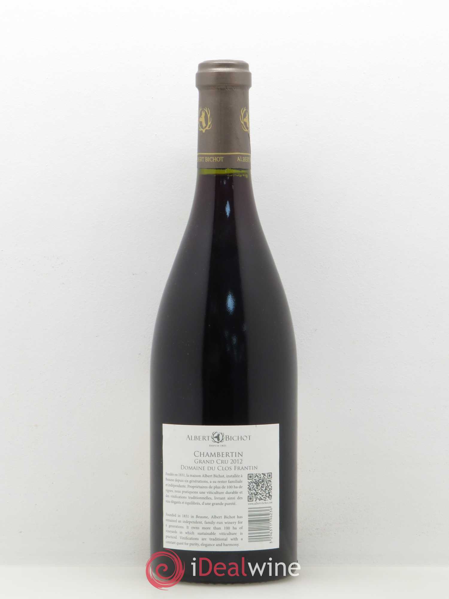 Chambertin Grand Cru Clos Frantin Domaine Bichot 2012 - Posten von 1 Flasche - 1