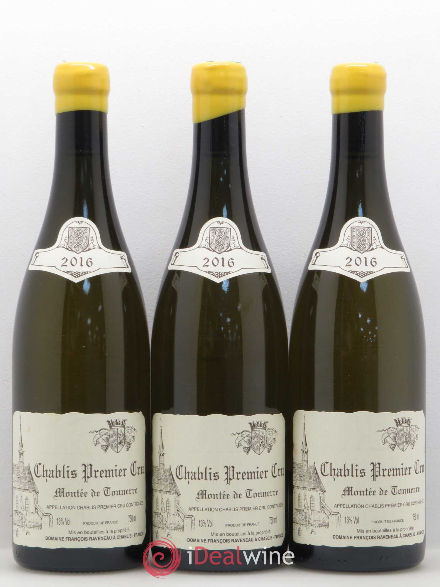 Chablis 1er Cru Montée de Tonnerre Raveneau (Domaine) 2016 - Lot de 3 bouteilles - 0