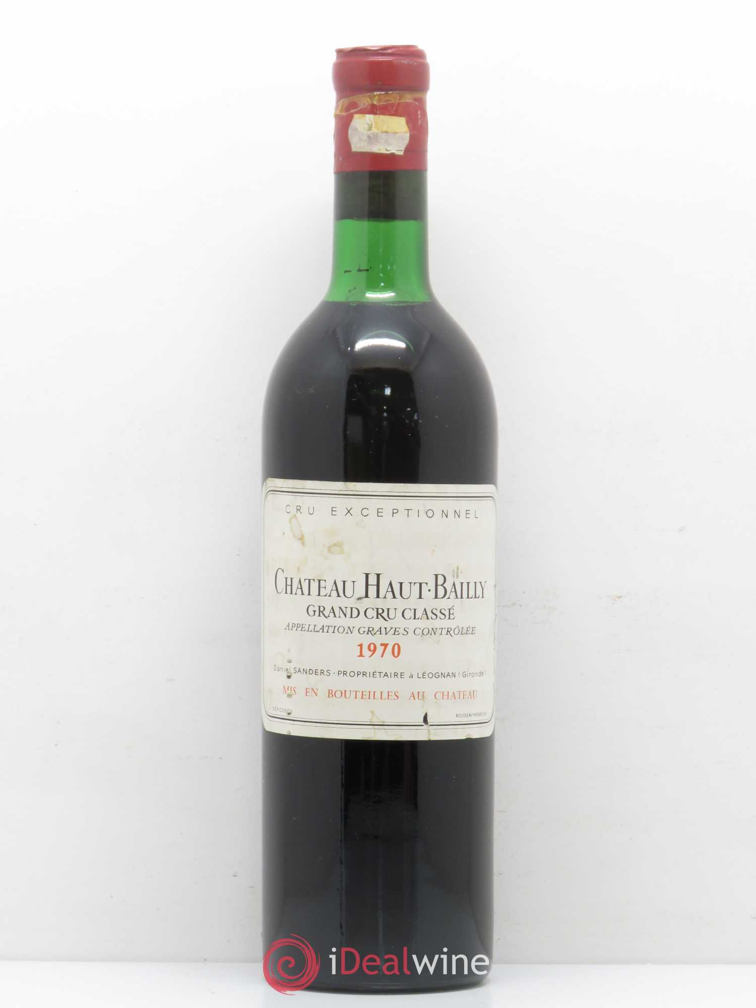 Château Haut-Bailly Cru Classé de Graves 1970 - Lot de 1 bouteille - 0
