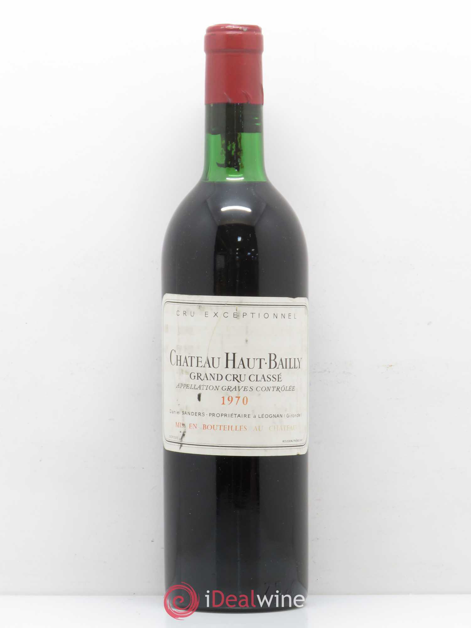 Château Haut-Bailly Cru Classé de Graves 1970 - Lot de 1 bouteille - 0