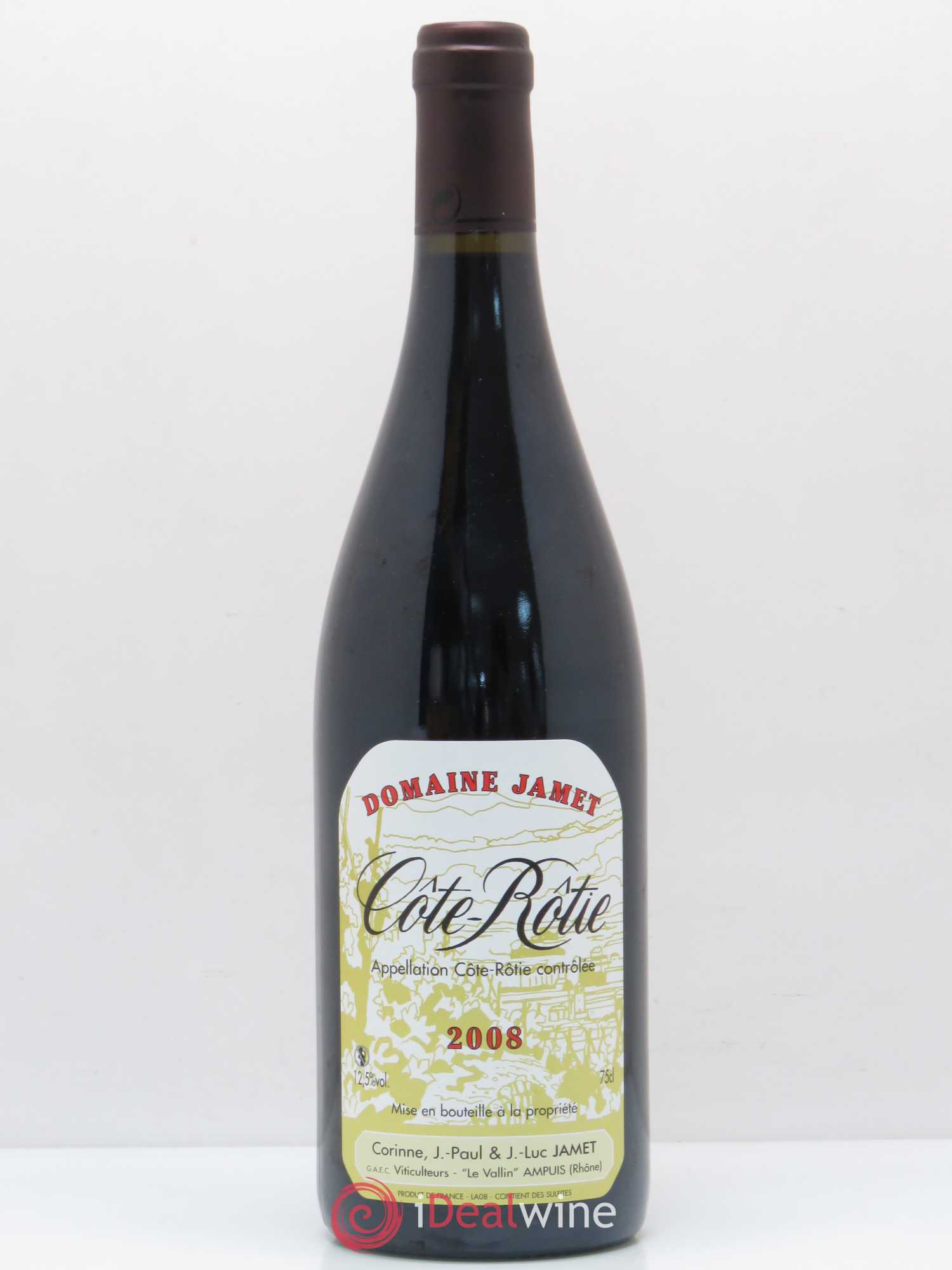 Côte-Rôtie Jamet (Domaine) 2008 - Lot de 1 bouteille - 0