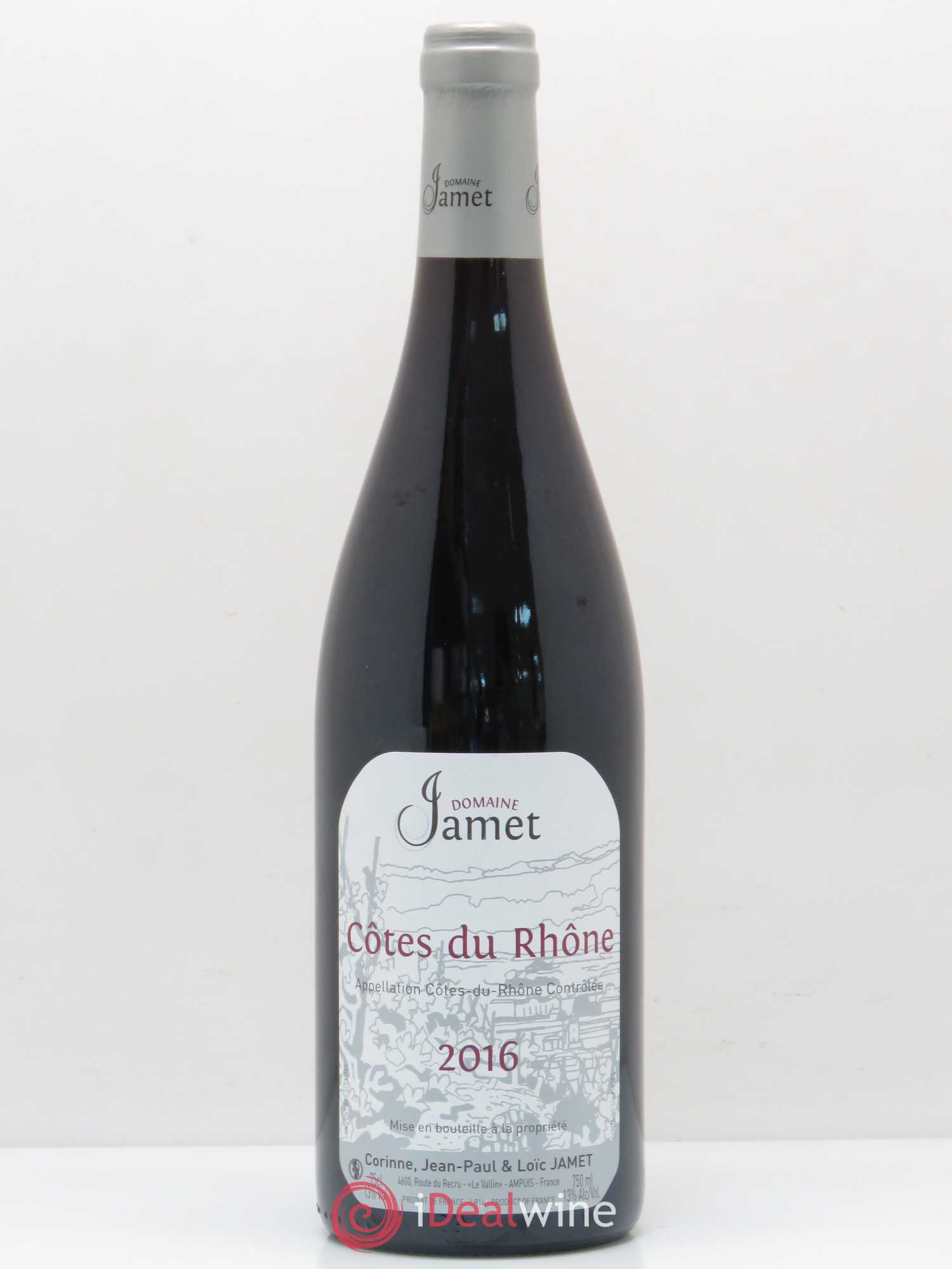 Côtes-du-Rhône Jamet (Domaine) 2016 - Lot de 1 bouteille - 0