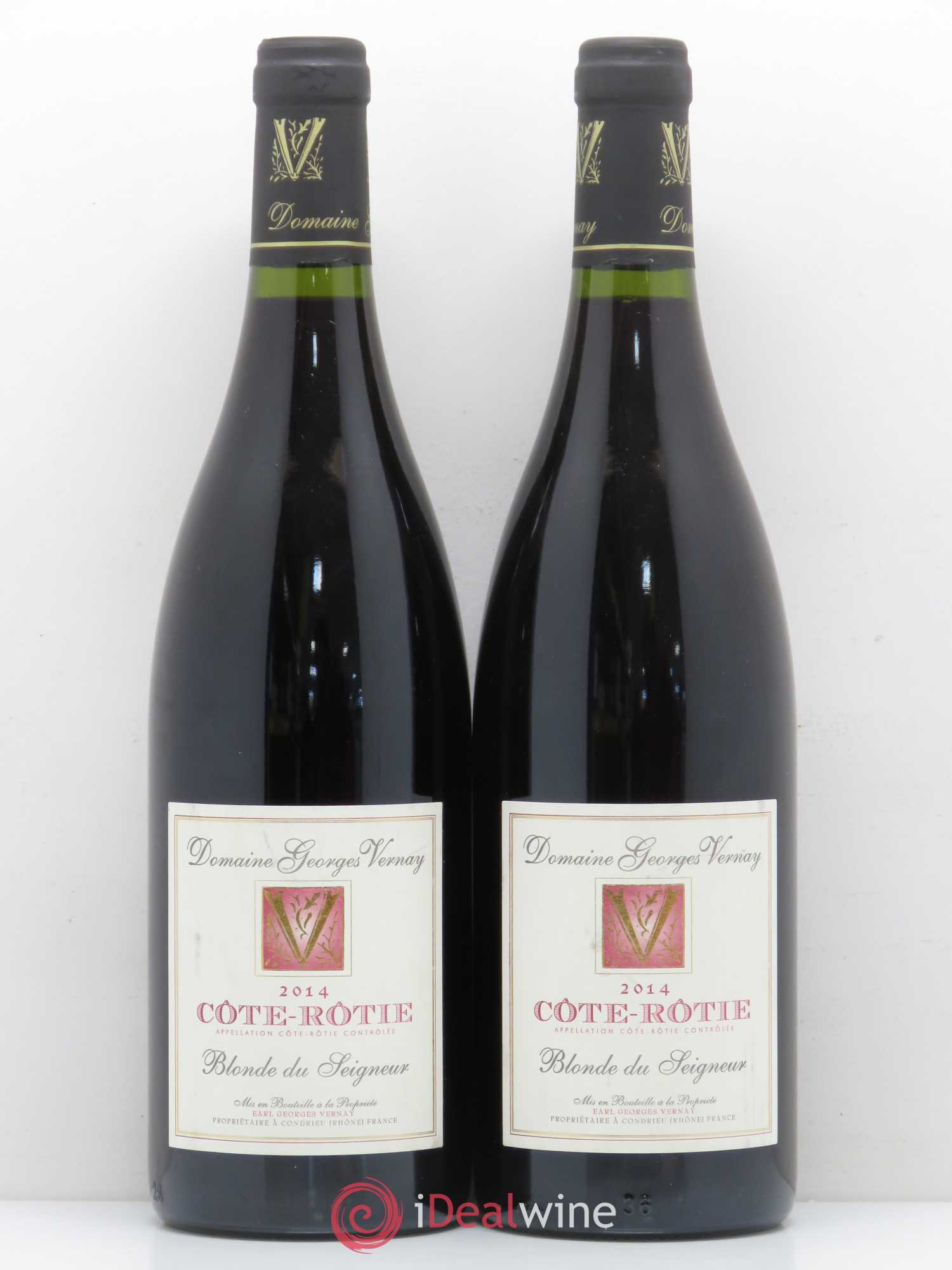 Côte-Rôtie Blonde du Seigneur Georges Vernay 2014 - Lot de 2 bouteilles - 0