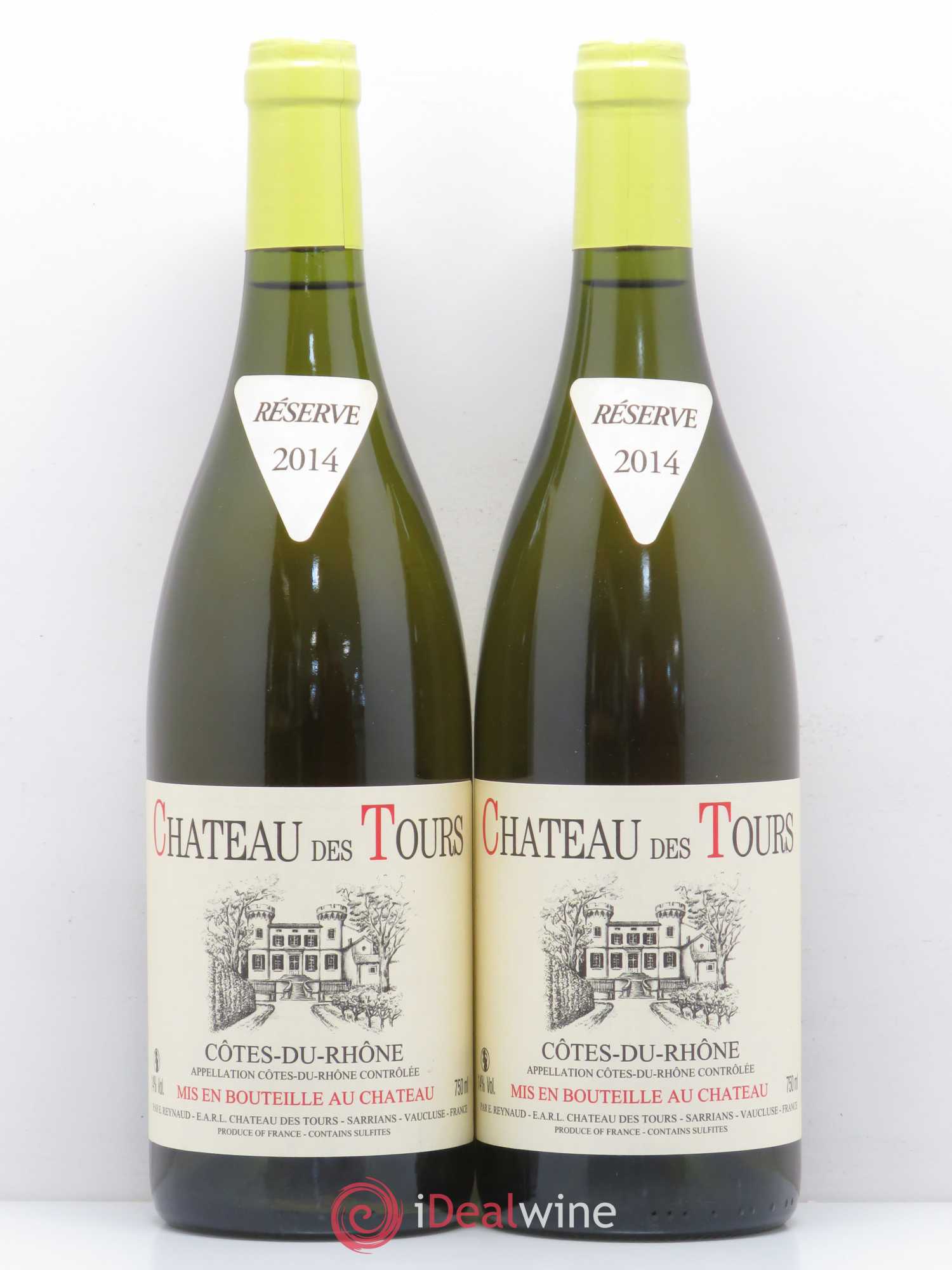 Côtes-du-Rhône Château des Tours Emmanuel Reynaud 2014 - Lot de 2 bouteilles - 0