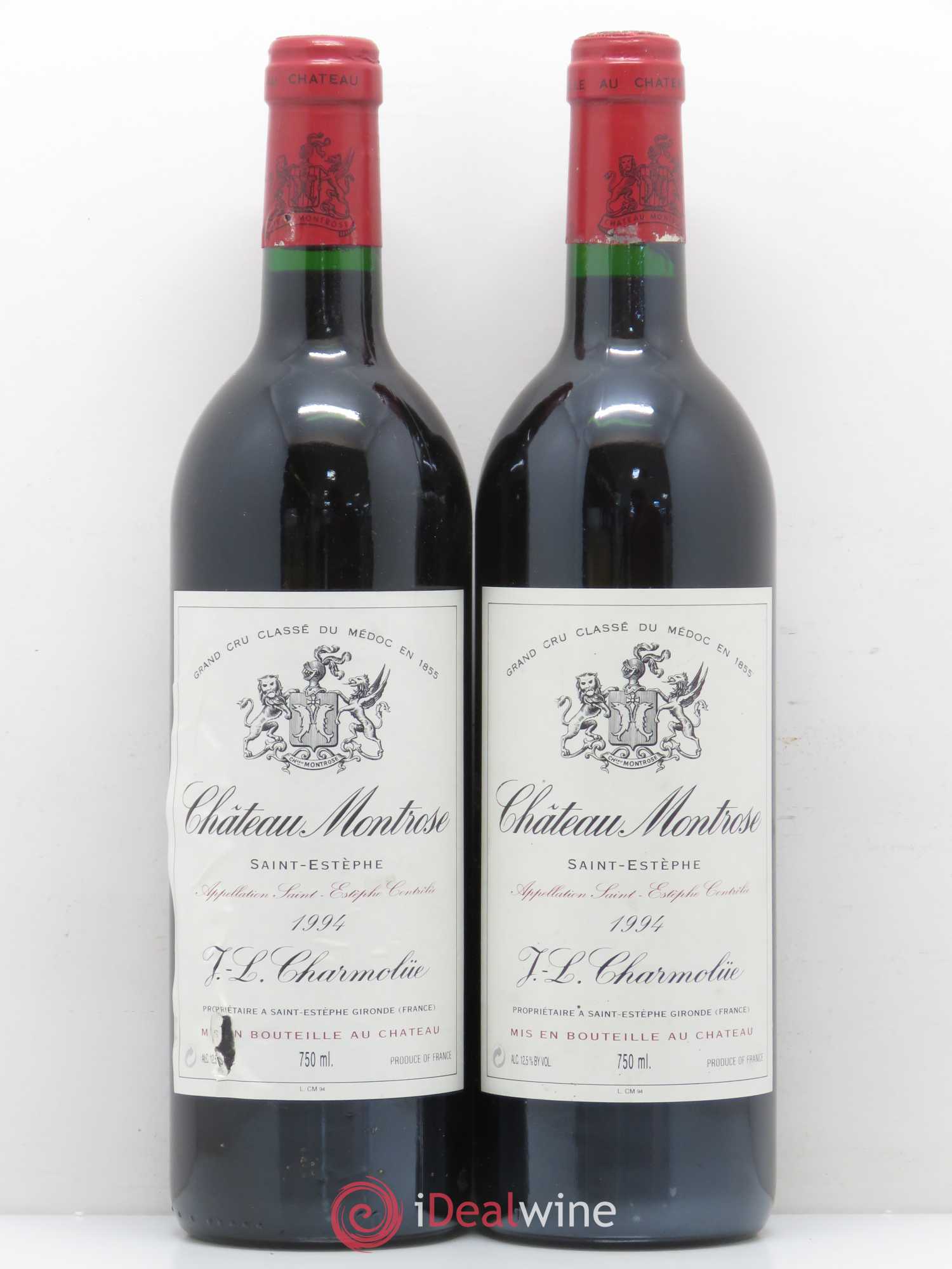 Château Montrose 2ème Grand Cru Classé 1994 - Lot de 2 bouteilles - 0