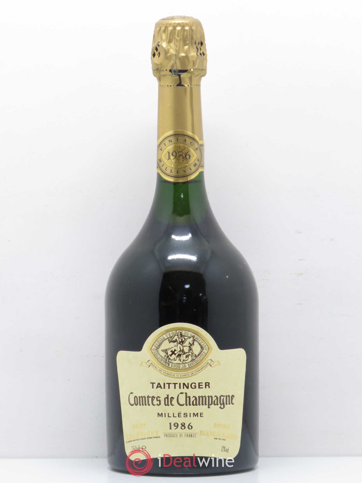 Comtes de Champagne Taittinger 1986 - Lot de 1 bouteille - 0