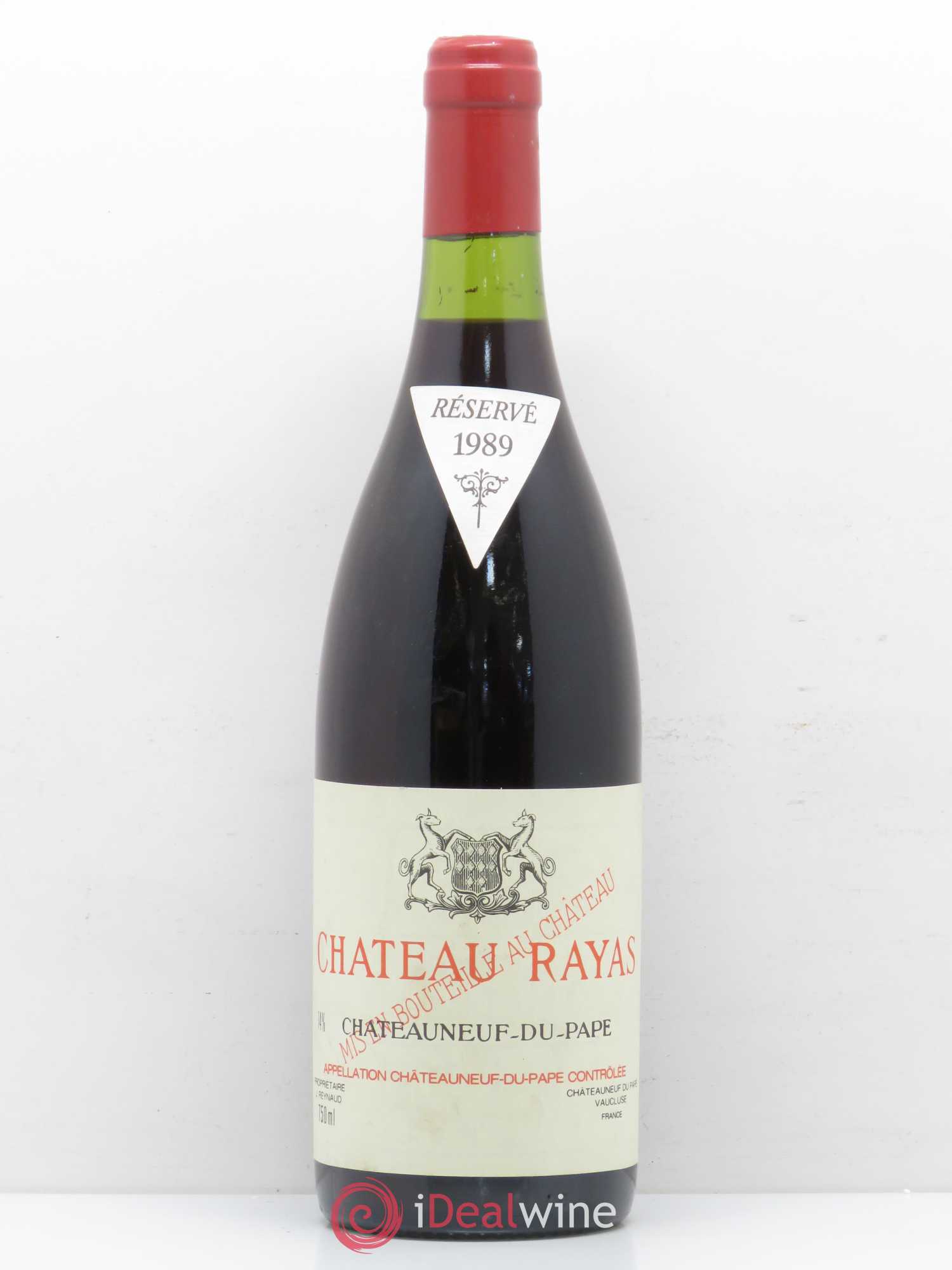 Châteauneuf-du-Pape Château Rayas Emmanuel Reynaud 1989 - Lot de 1 bouteille - 0