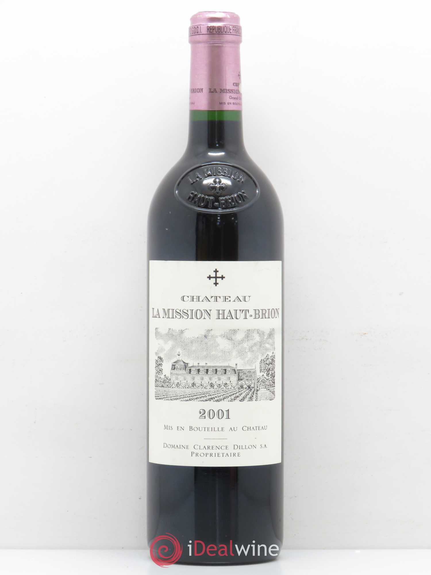 Château la Mission Haut-Brion Cru Classé de Graves 2001 - Lot de 1 bouteille - 0