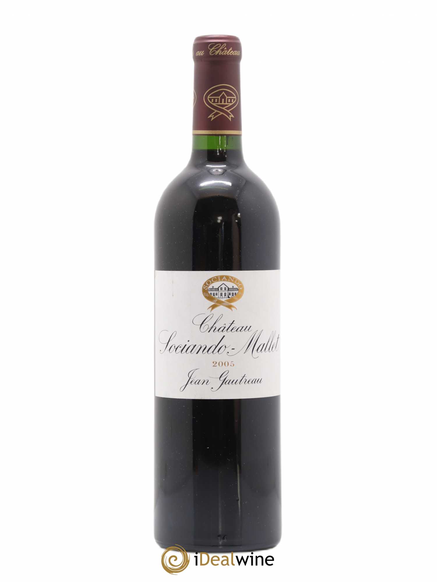 Château Sociando Mallet 2005 - Lot de 1 bouteille - 0