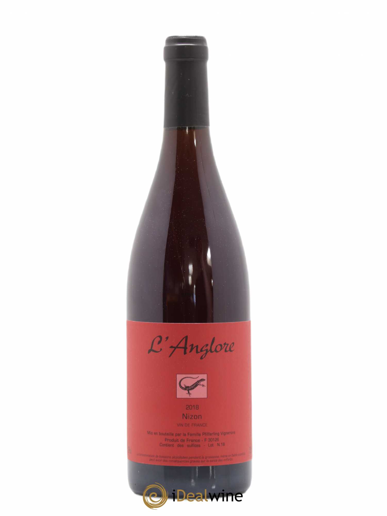 Vin de France Nizon L'Anglore 2018 - Lot de 1 bouteille - 0