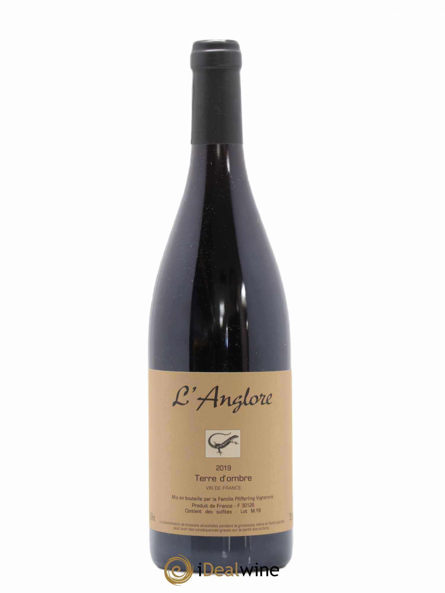 Vin de France Terre d'Ombre L'Anglore 2019 - Lot de 1 bouteille - 0
