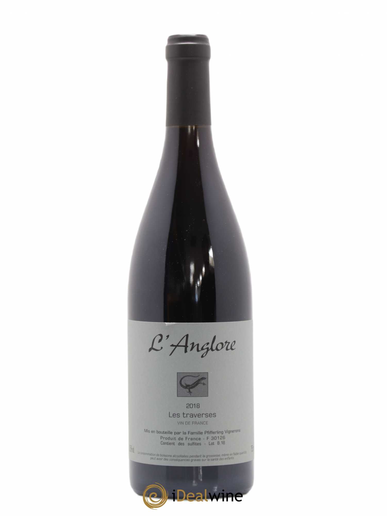 Vin de France Les Traverses L'Anglore 2018 - Lot de 1 bouteille - 0