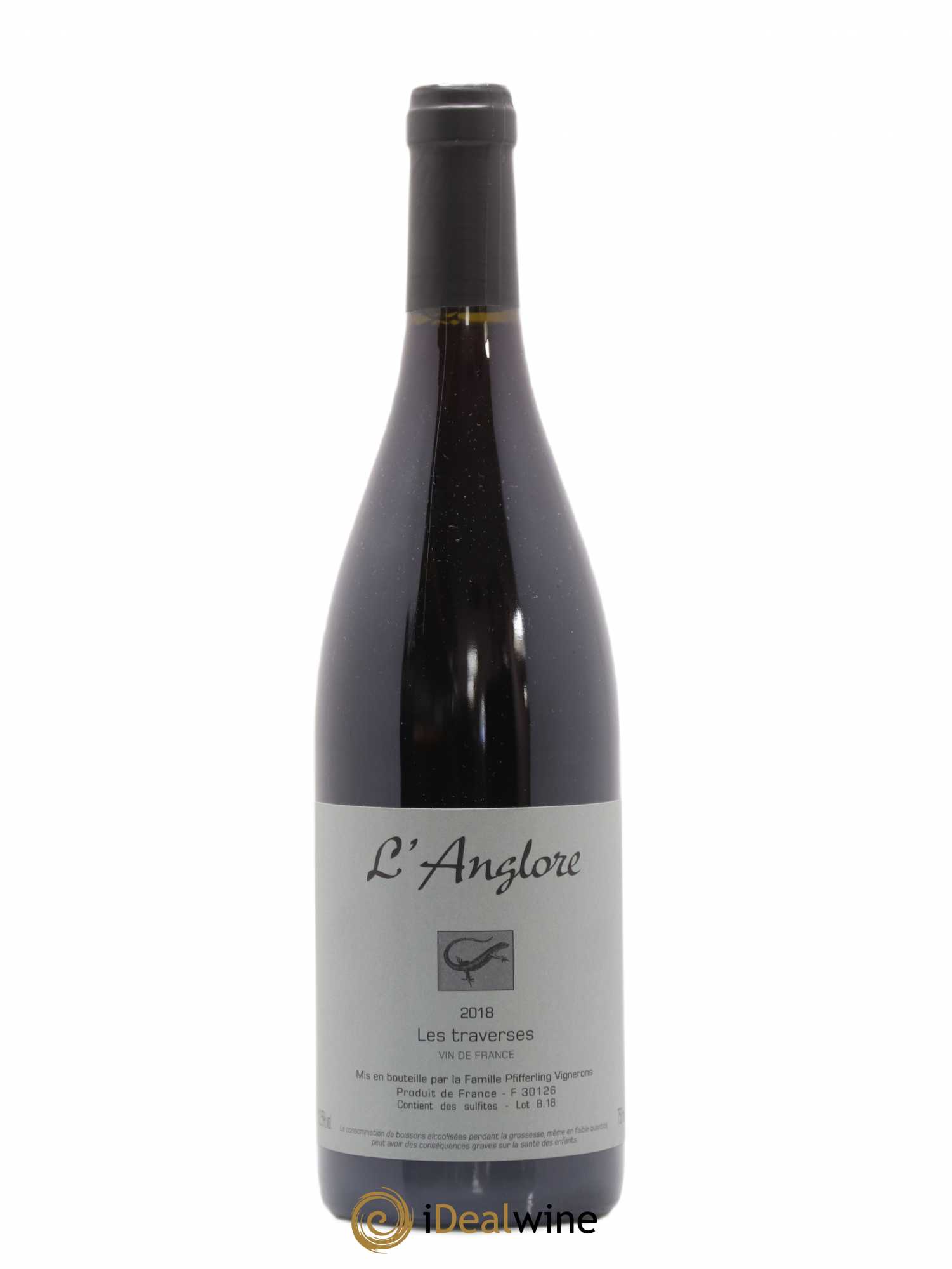 Vin de France Les Traverses L'Anglore 2018 - Lot de 1 bouteille - 0