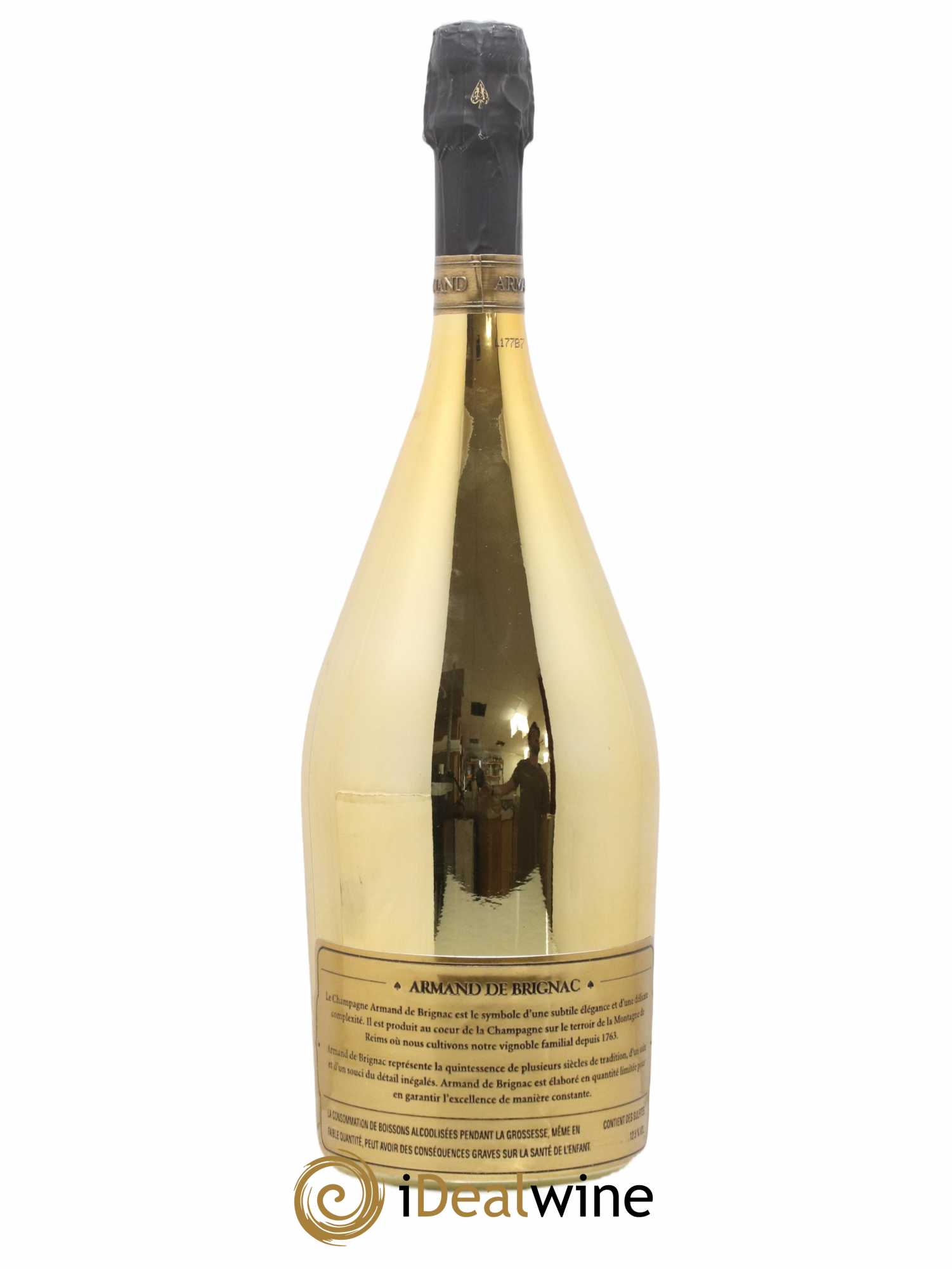 Gold Brut Armand de Brignac  (no reserve) - Lot of 1 magnum - 1