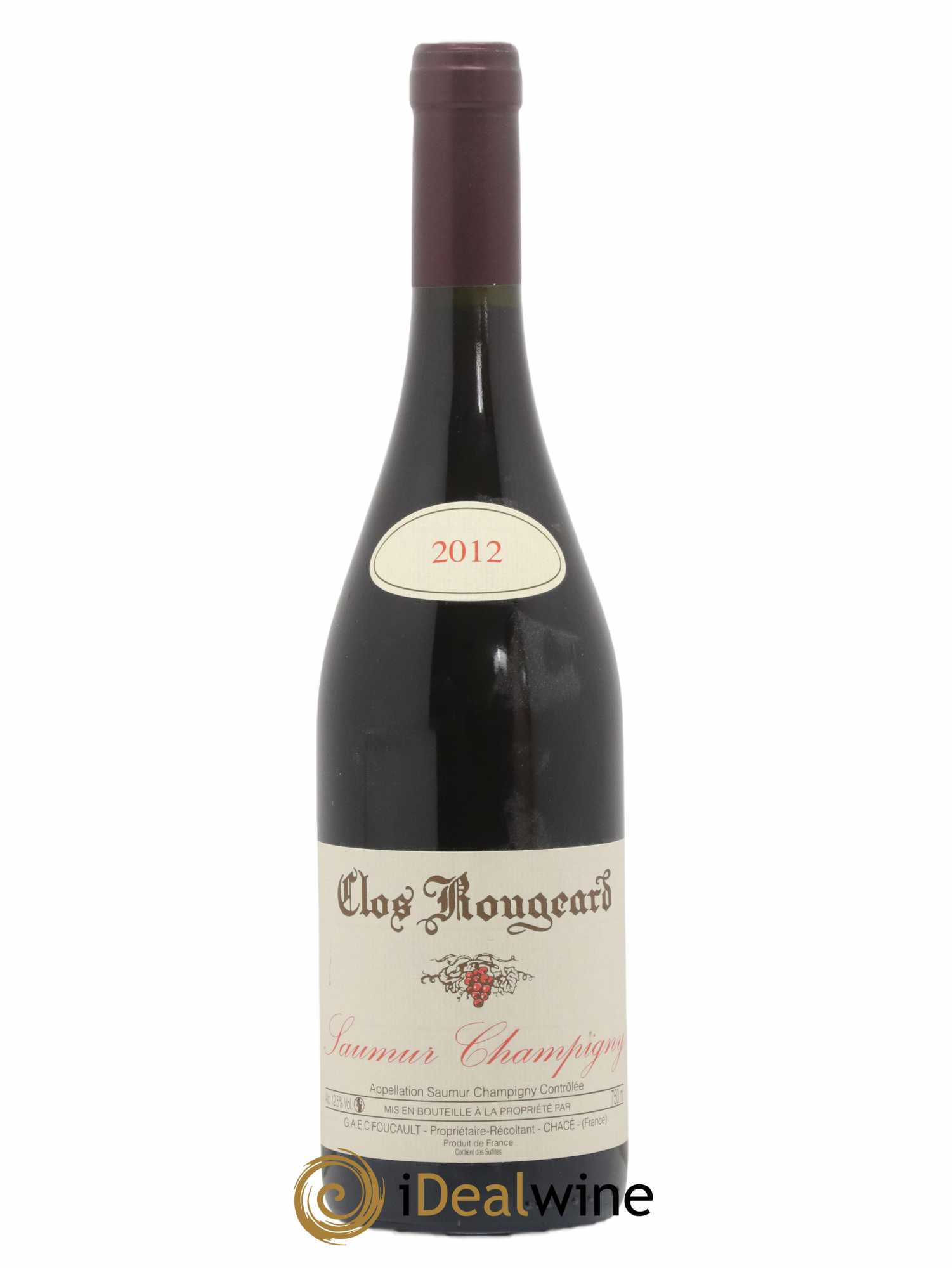 Saumur-Champigny Clos Rougeard (sans prix de réserve) 2012 - Lot de 1 bouteille - 1