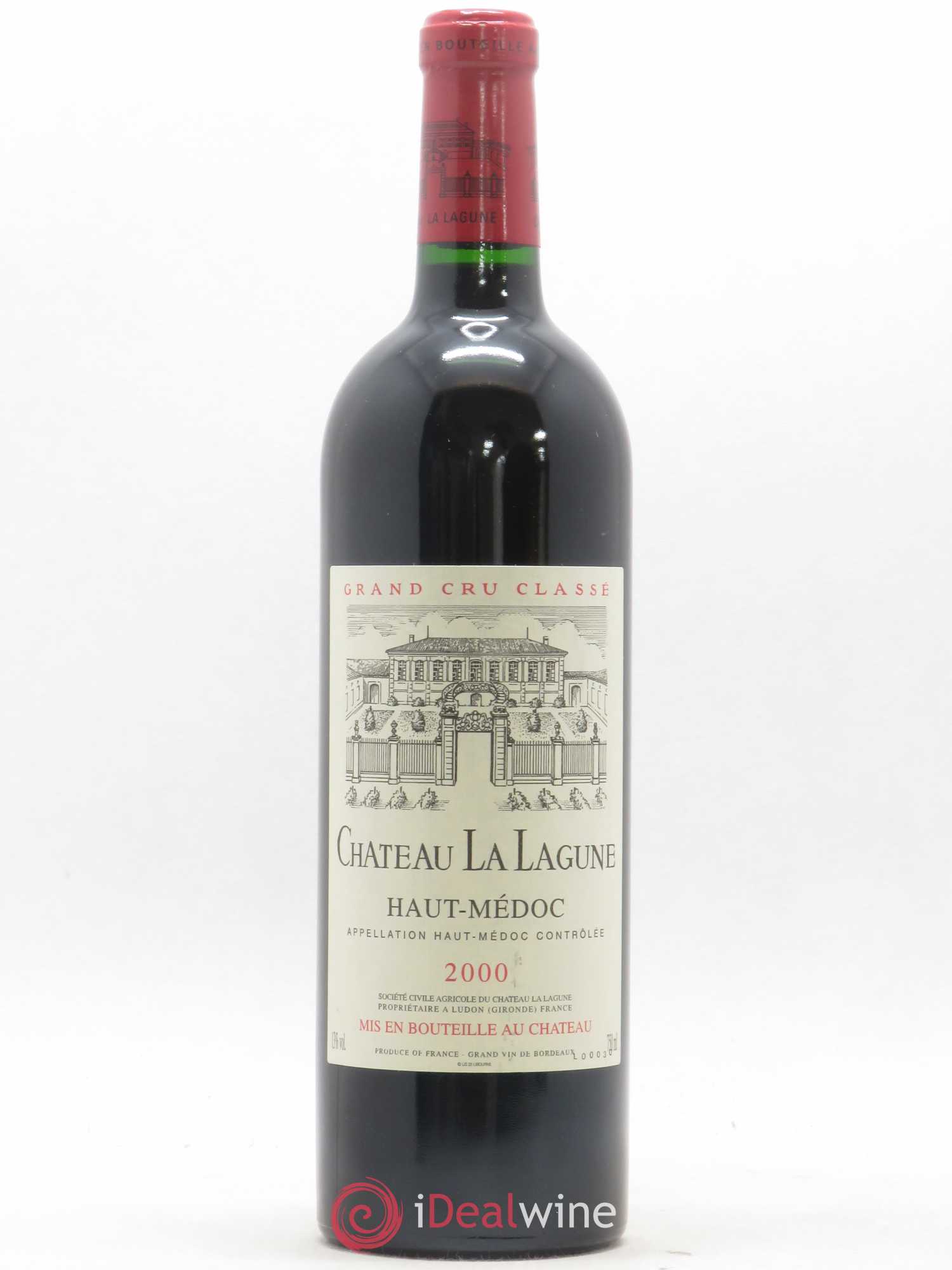 Château la Lagune 3ème Grand Cru Classé 2000 - Lot de 1 bouteille - 0