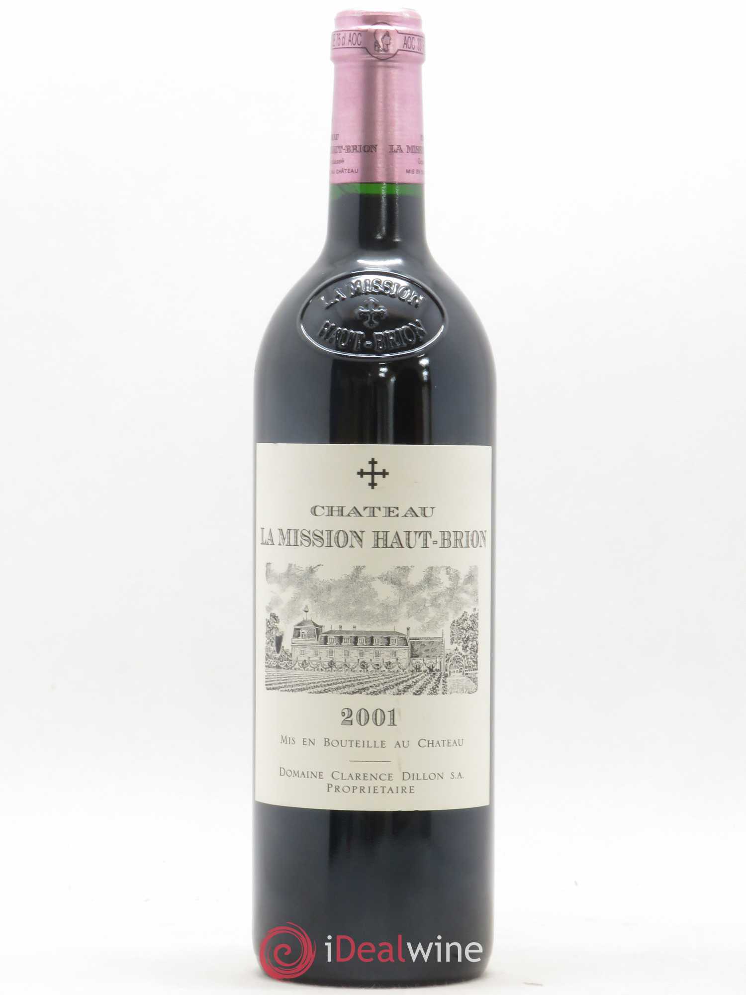 Château la Mission Haut-Brion Cru Classé de Graves 2001 - Lot de 1 bouteille - 0