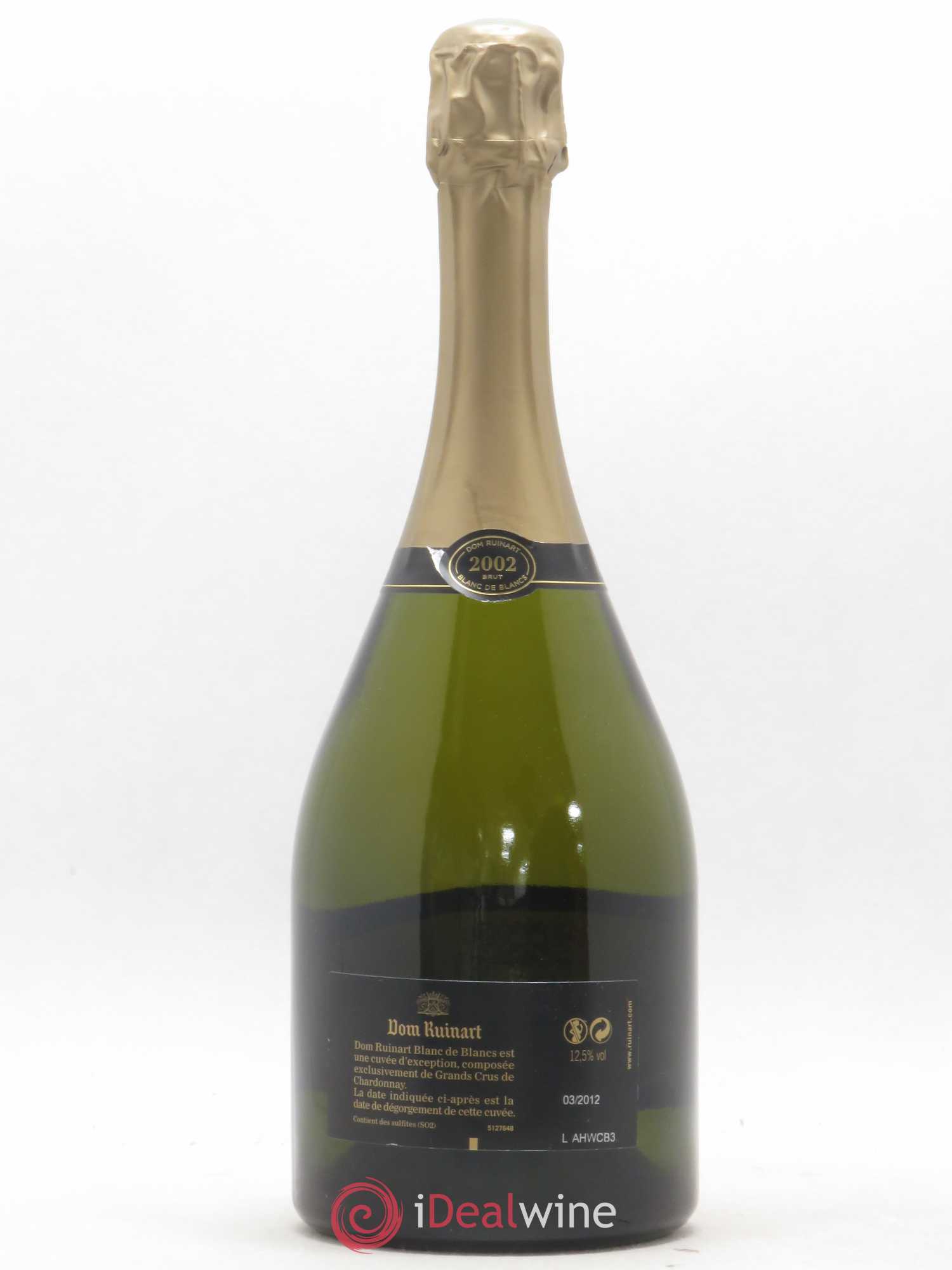 Dom Ruinart Brut Ruinart 2002 - Lot de 1 bouteille - 1