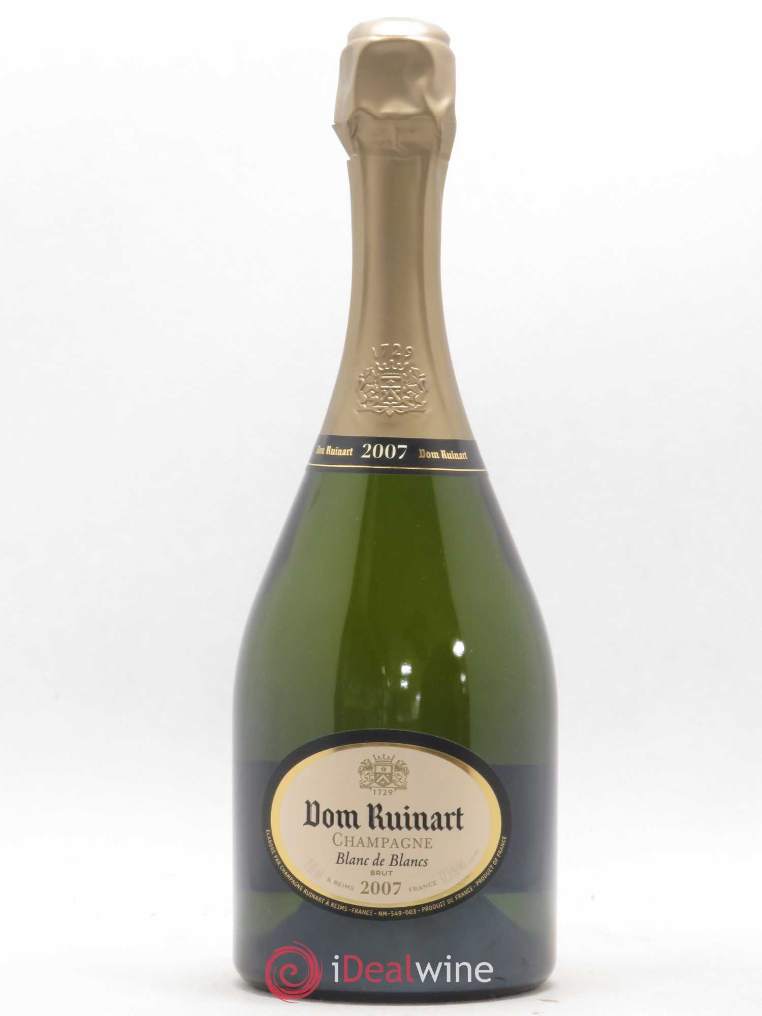 Dom Ruinart Brut Ruinart 2007 - Lot de 1 bouteille - 0