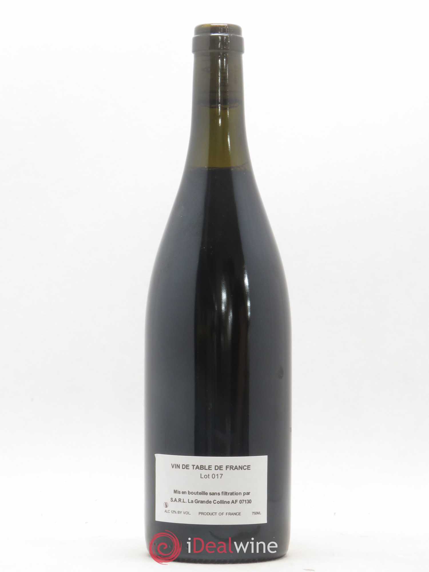 Vin de France (Ex Cornas) Hirotake Ooka - Domaine La Grande Colline 2017 - Lot de 1 bouteille - 1