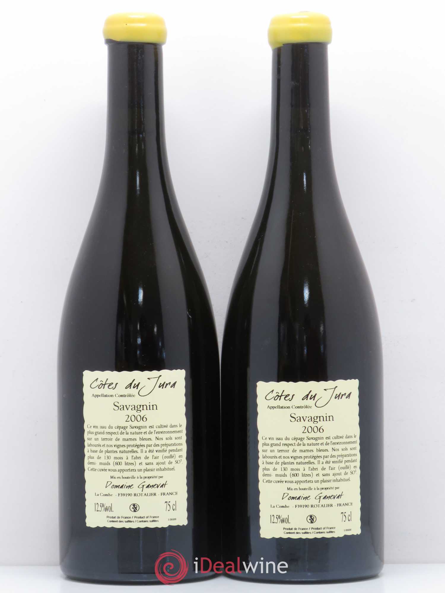 Côtes du Jura Les Vignes de mon Père Jean-François Ganevat (Domaine) 2006 - Lot de 2 bouteilles - 1