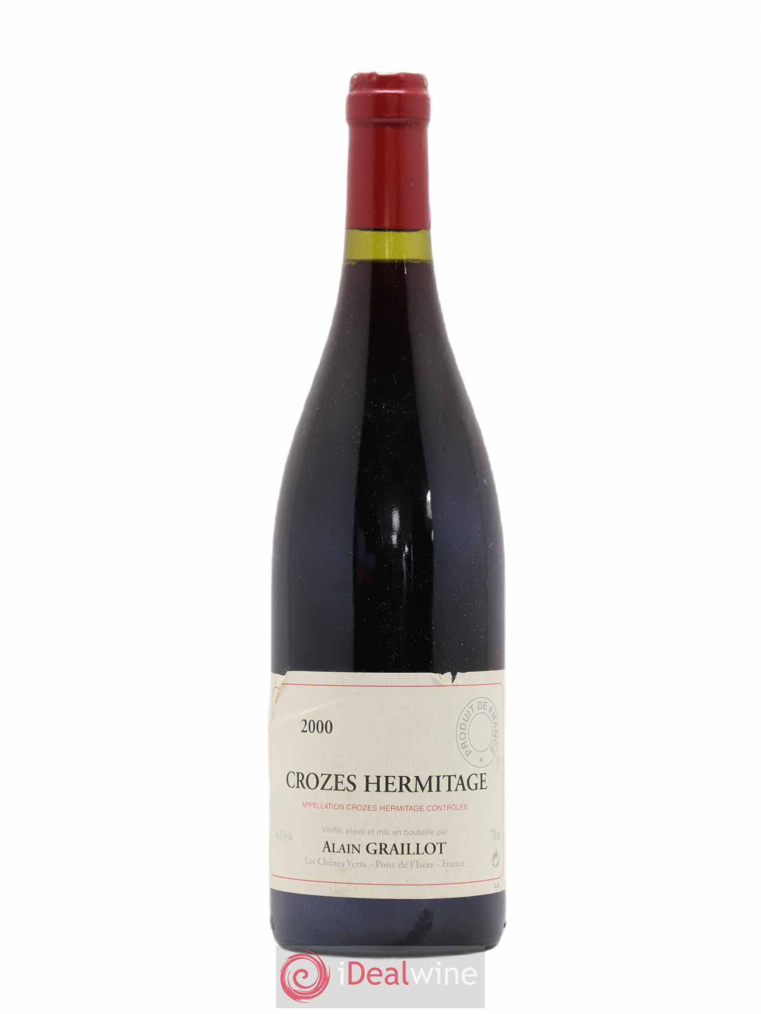 Crozes-Hermitage Domaine Graillot 2000 - Lot de 1 bouteille - 0
