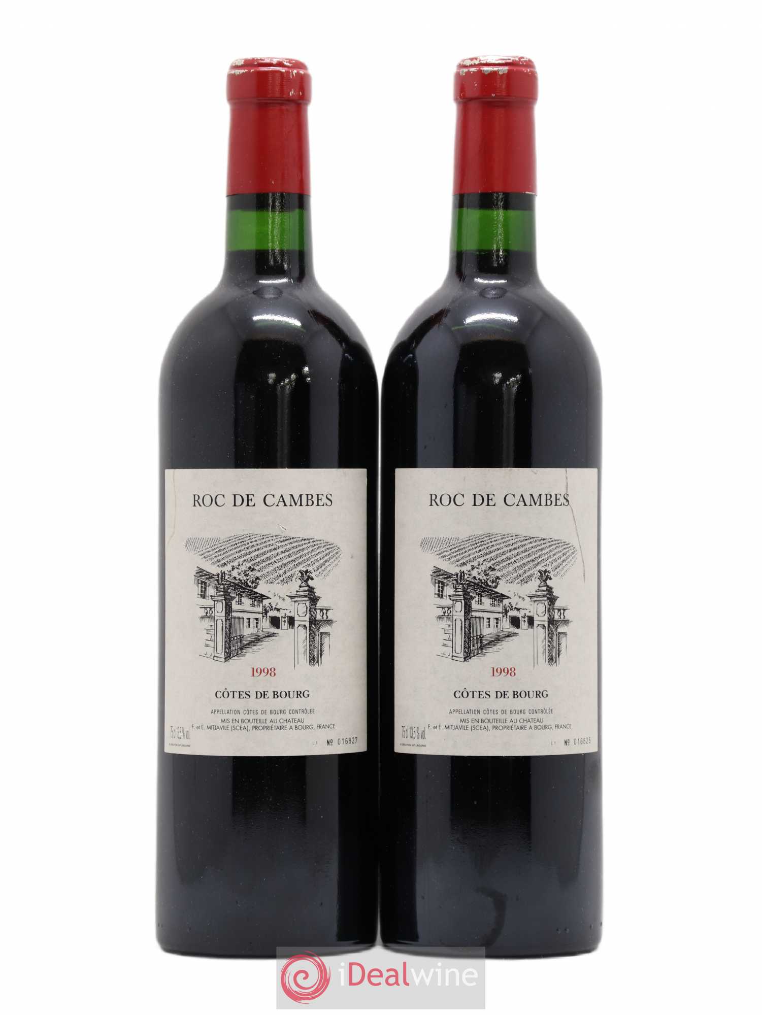 Roc de Cambes 1998 - Posten von 2 Flaschen - 0
