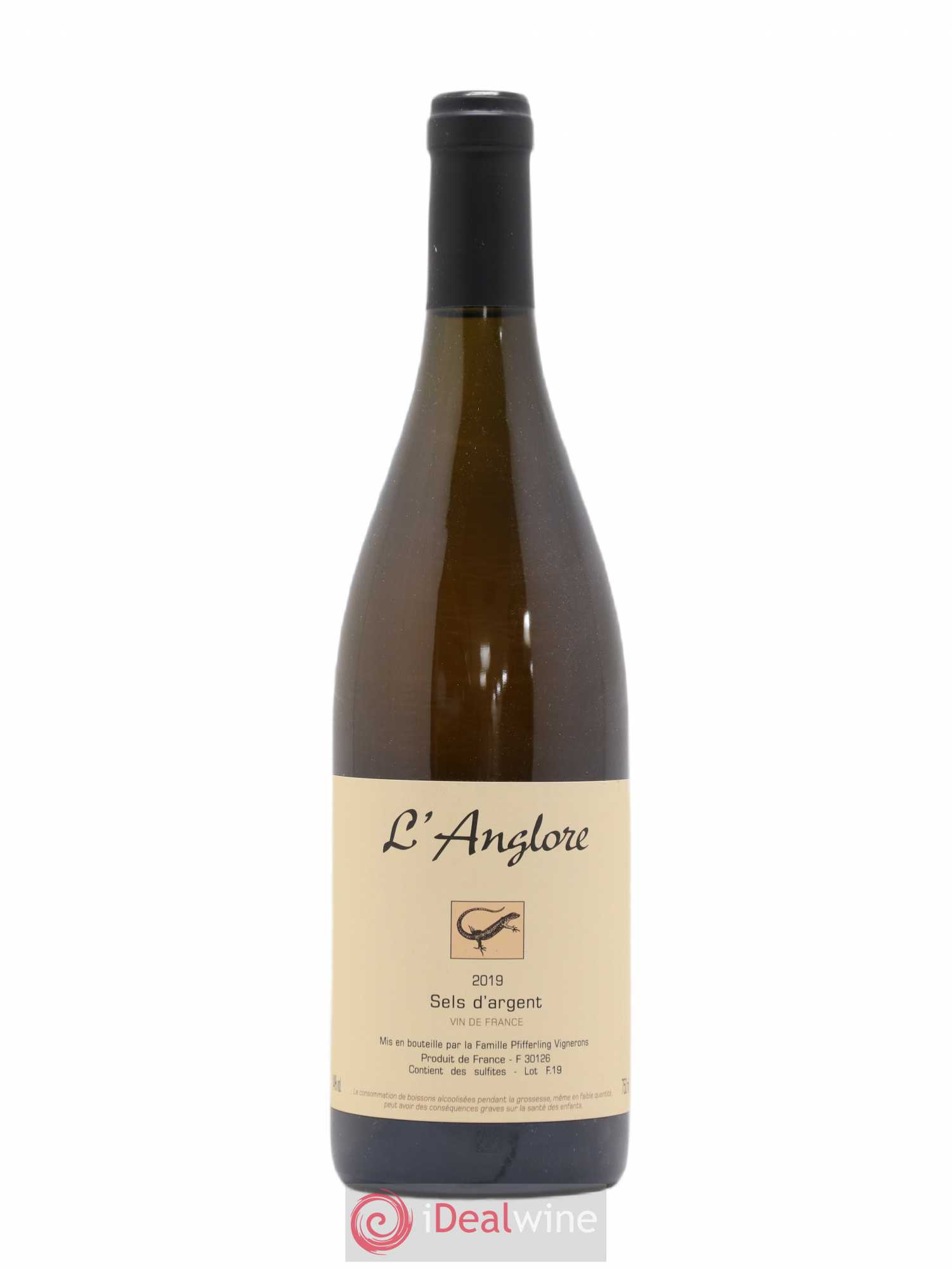 Vin de France Sels d'argent L'Anglore 2019 - Lot de 1 bouteille - 0