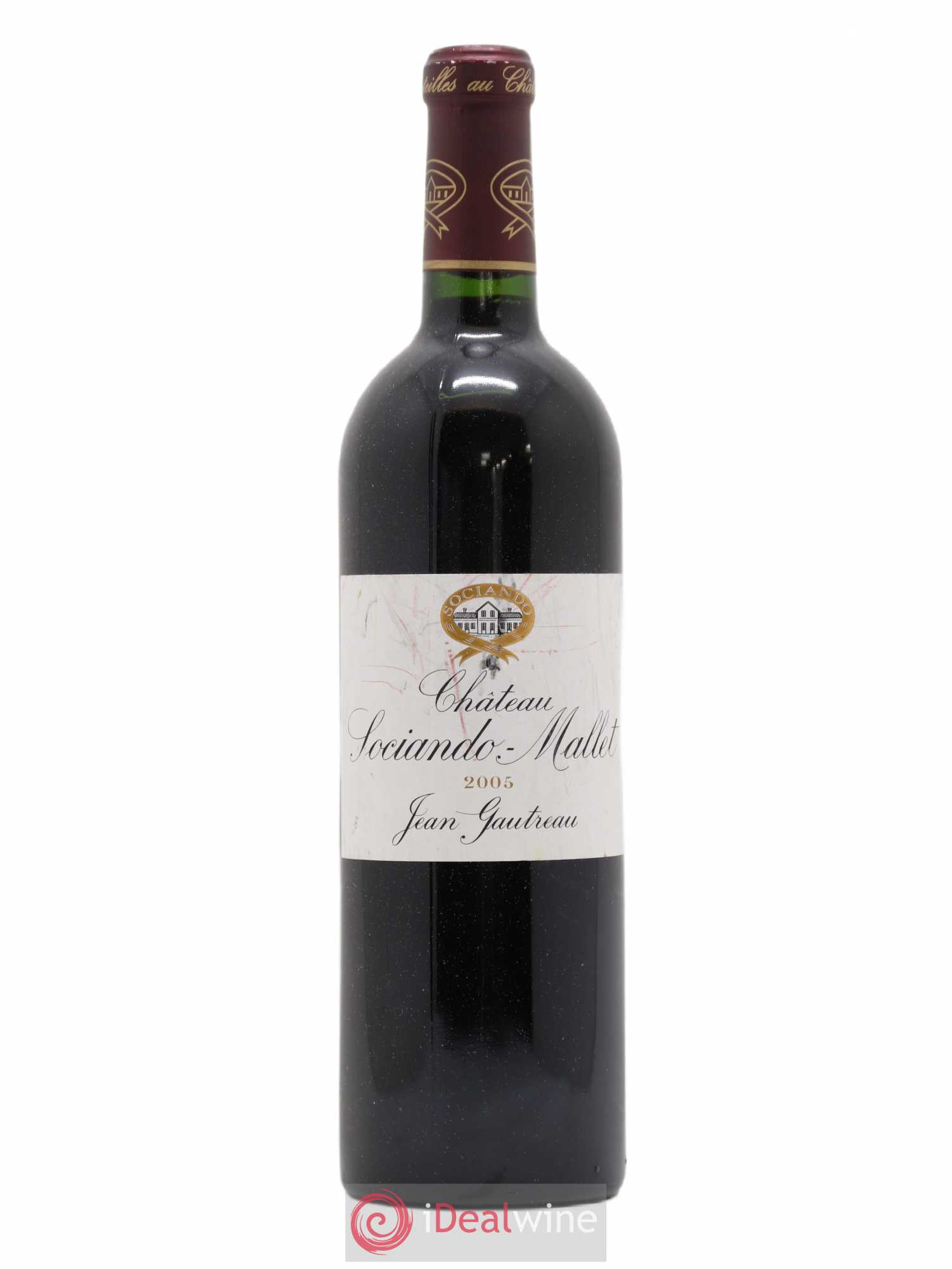 Château Sociando Mallet 2005 - Lot de 1 bouteille - 0