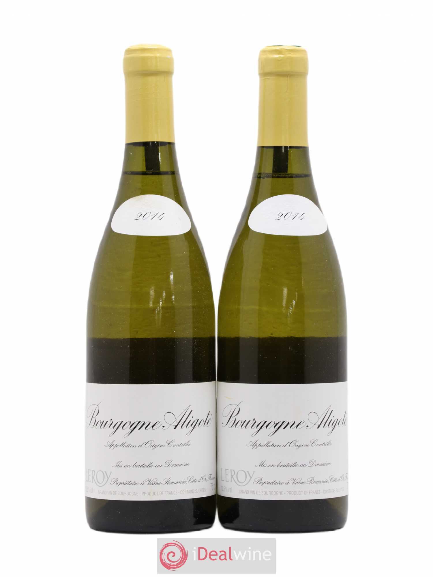 Bourgogne Aligoté Leroy (Domaine) 2014 - Lot de 2 bouteilles - 0