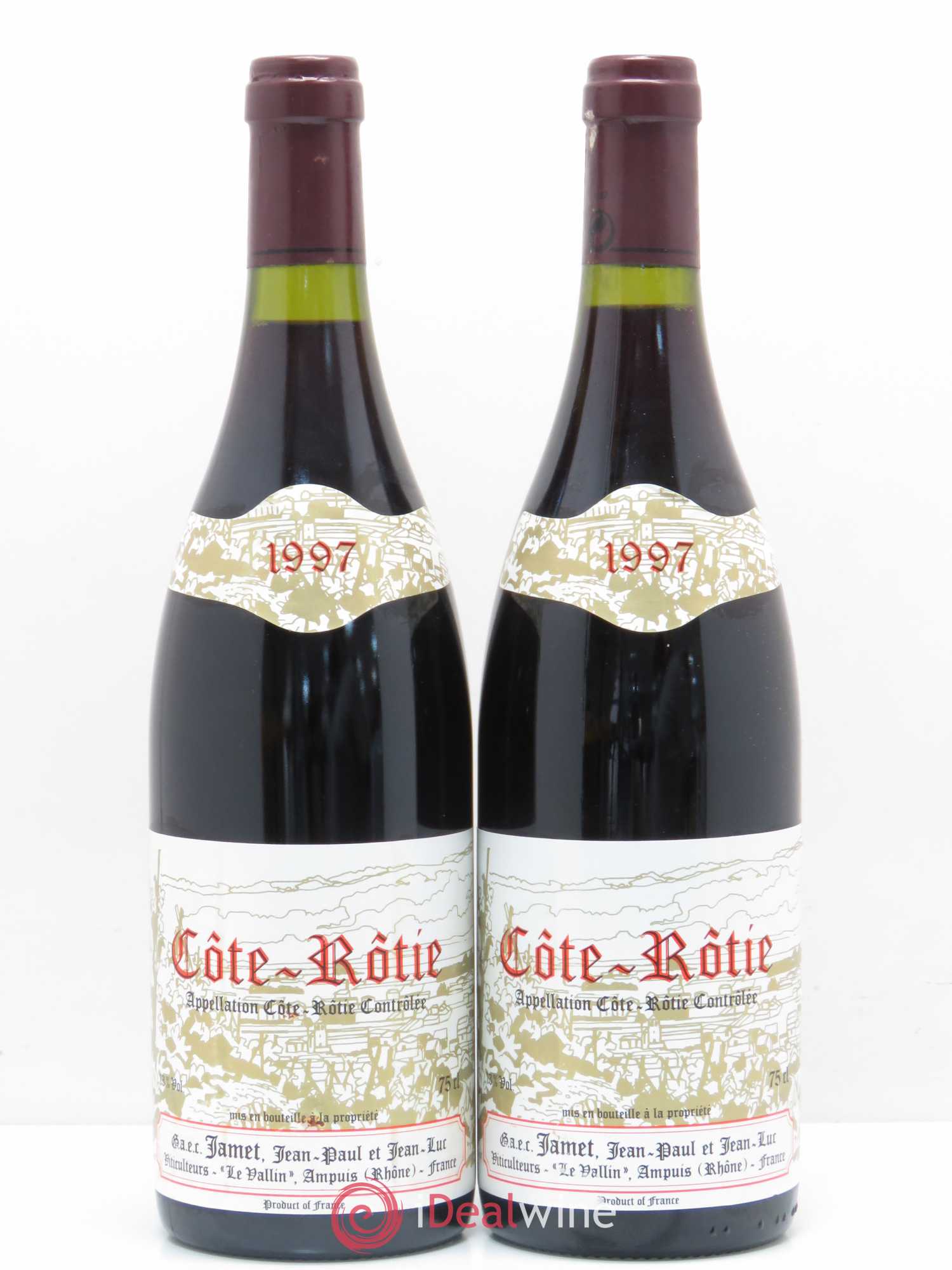 Côte-Rôtie Jamet (Domaine) 1997 - Lot de 2 bouteilles - 0