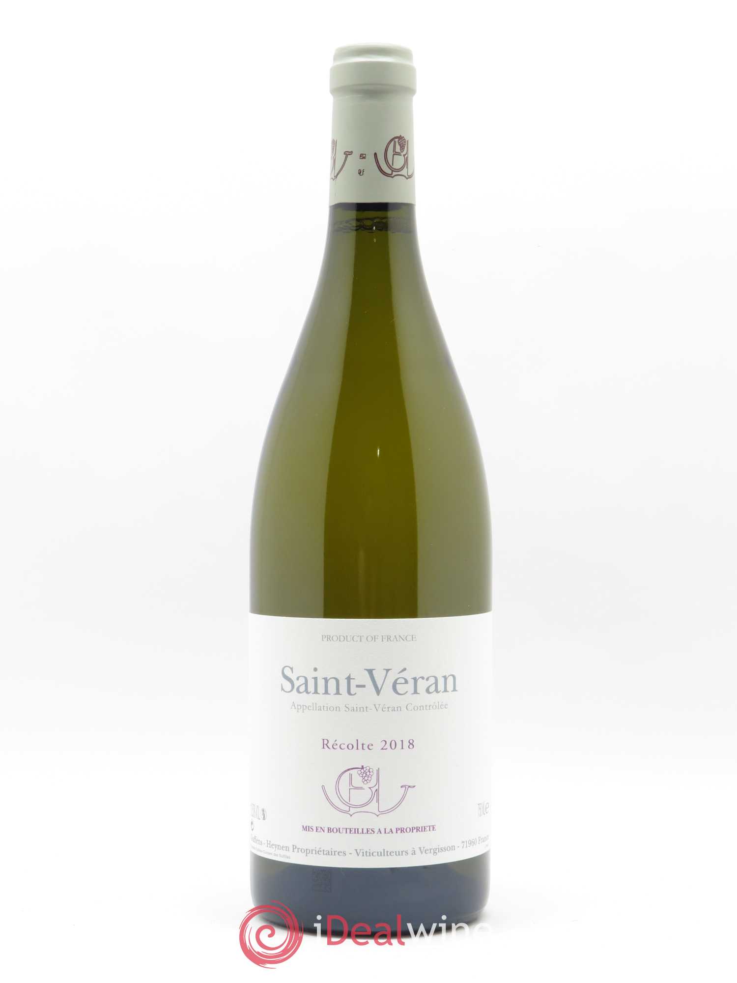 Saint-Véran Guffens-Heynen 2018 - Lot de 1 bouteille - 0