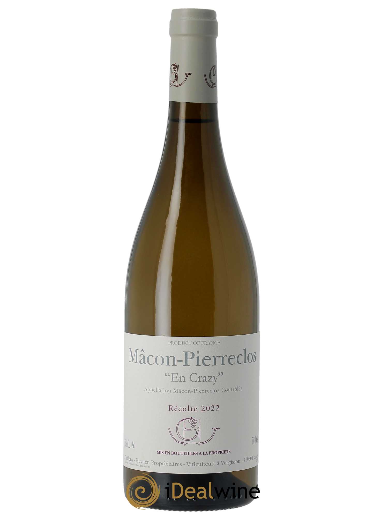 Mâcon Pierreclos En Crazy Guffens-Heynen 2022 - Lot de 1 bouteille - 0