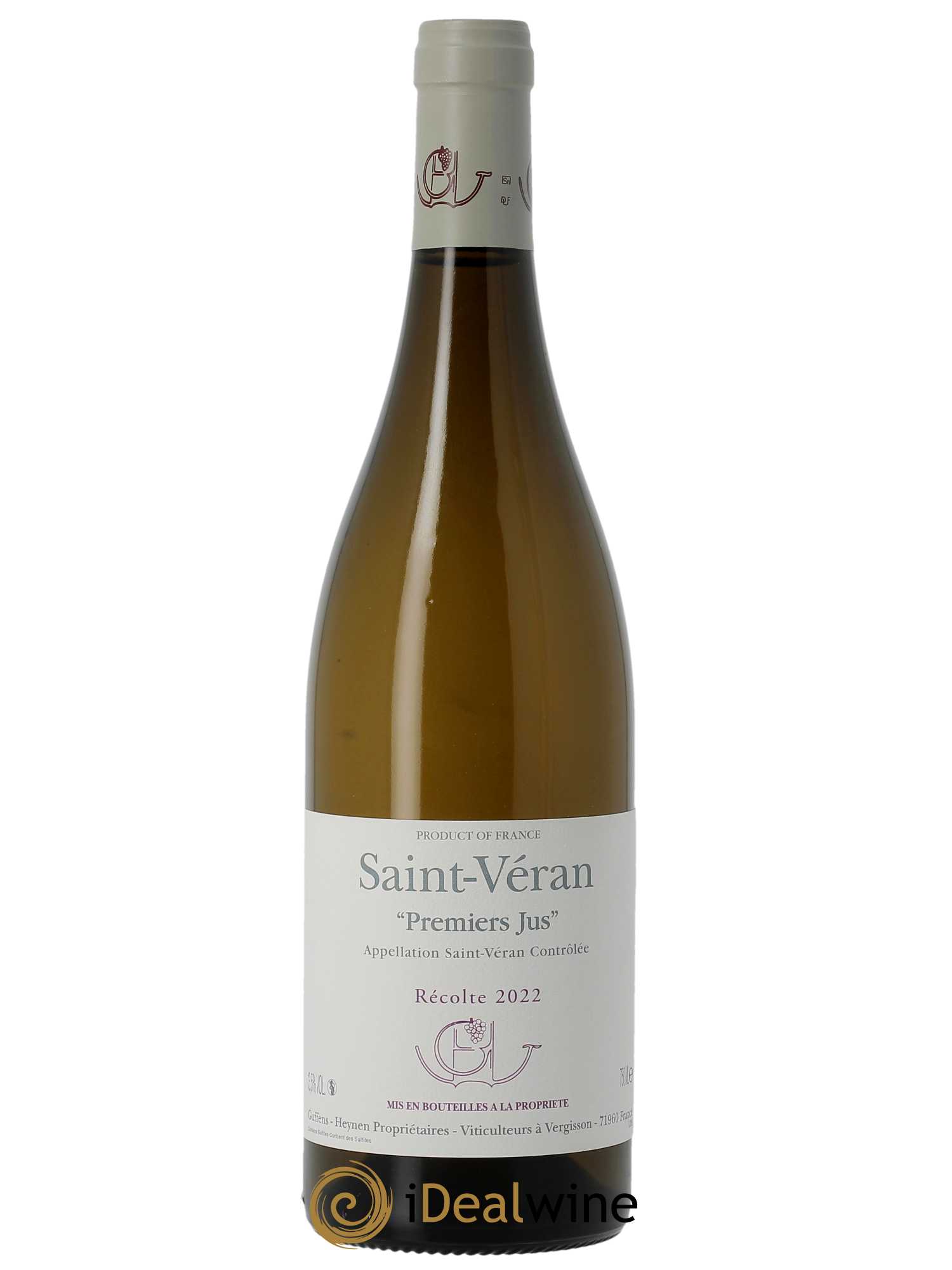 Saint-Véran 1er Jus Guffens-Heynen 2022 - Lot de 1 bouteille - 0