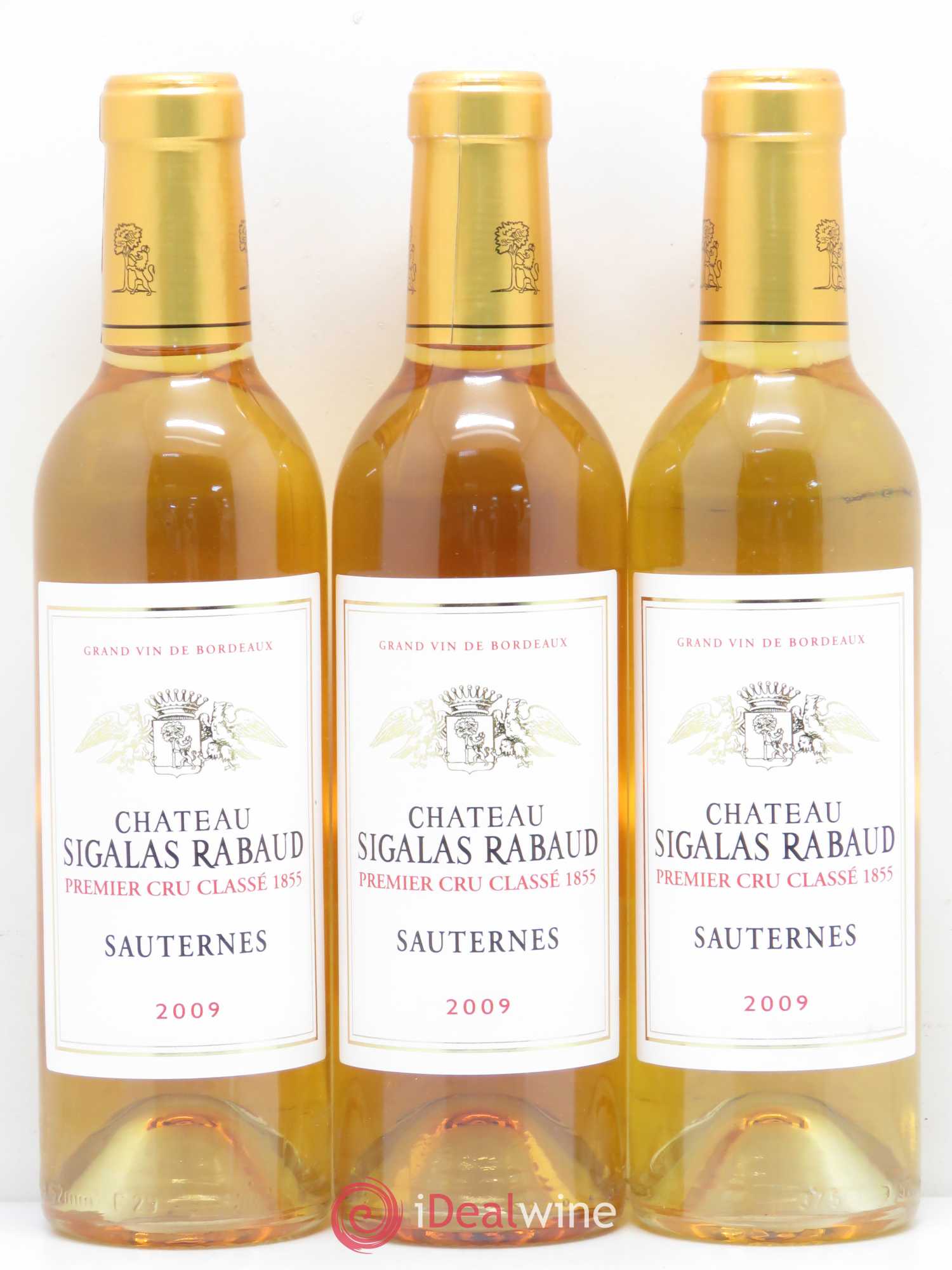 Château Sigalas Rabaud 1er Grand Cru Classé 2009 - Posten von 12 Demi-Flaschen - 1