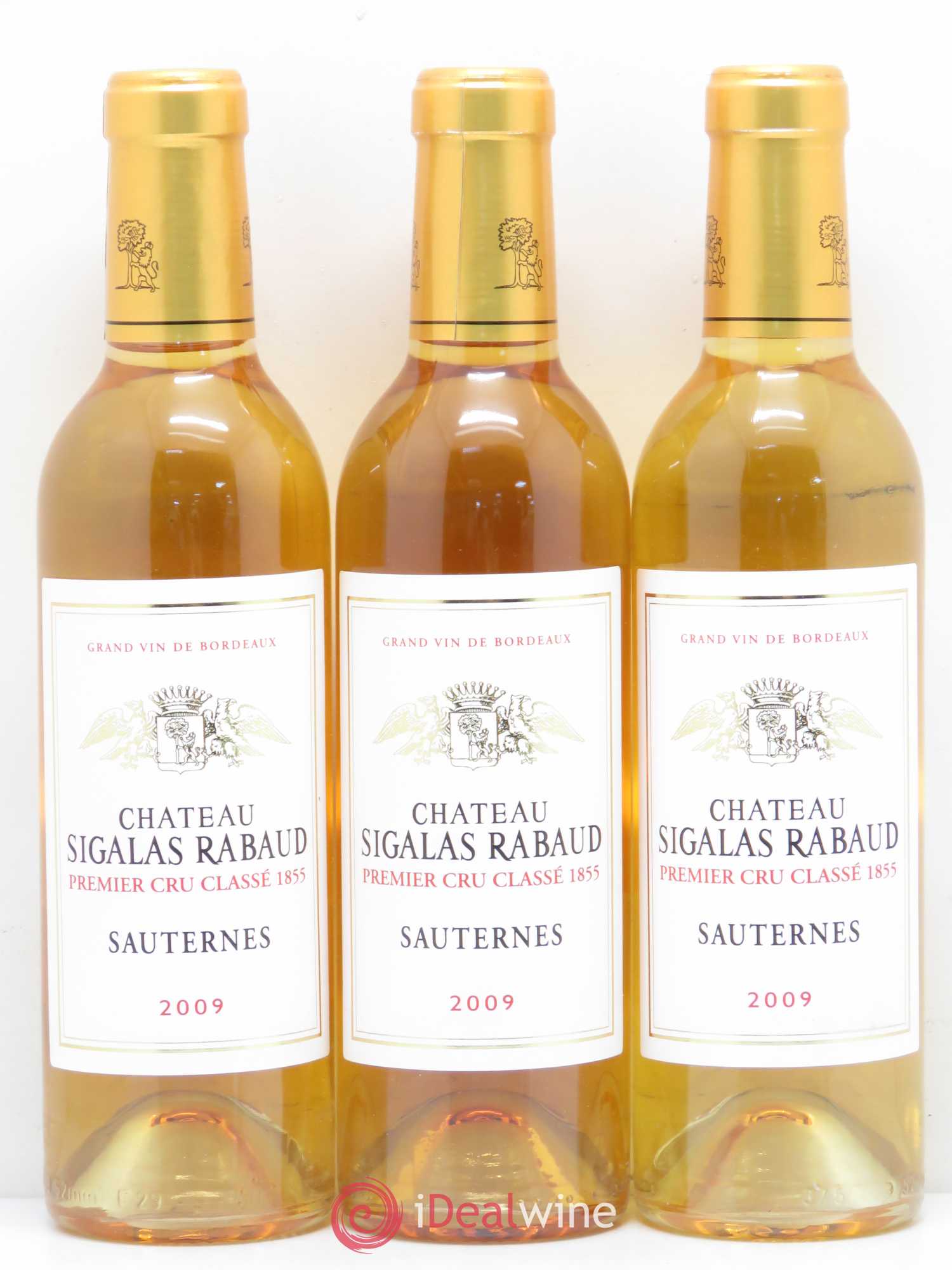 Château Sigalas Rabaud 1er Grand Cru Classé 2009 - Posten von 12 Demi-Flaschen - 2