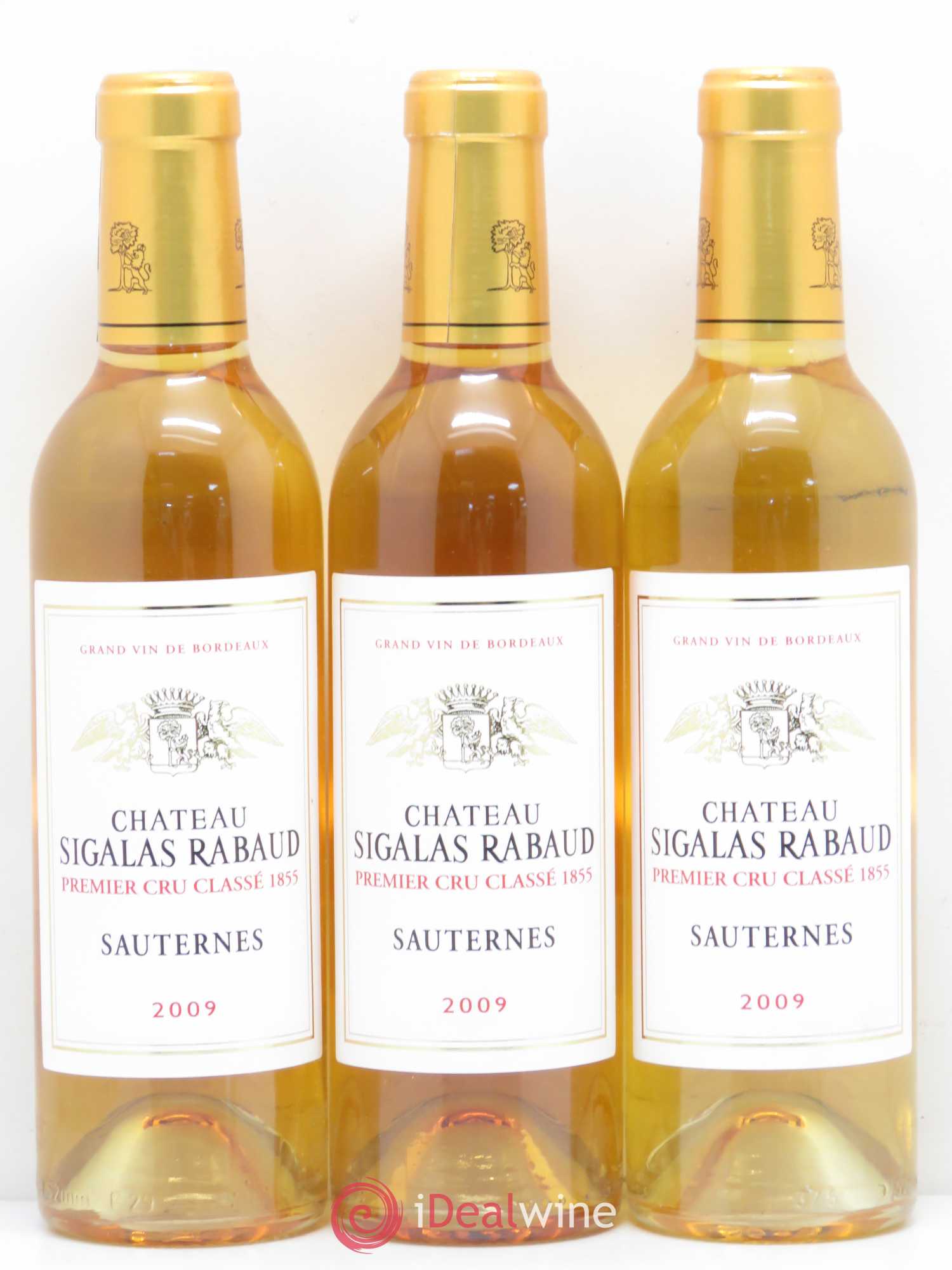 Château Sigalas Rabaud 1er Grand Cru Classé 2009 - Posten von 12 Demi-Flaschen - 4