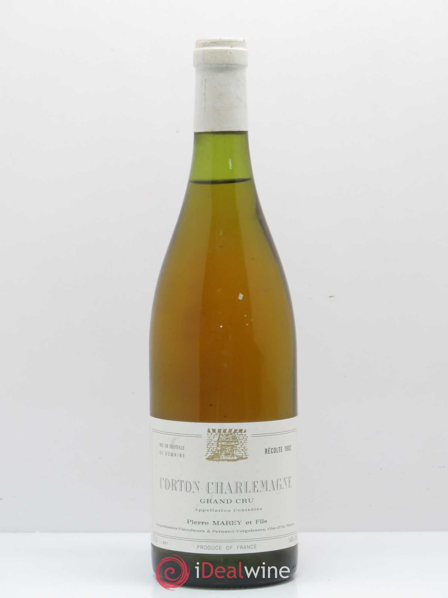 Corton-Charlemagne Grand Cru Pierre Marey Père et Fils 1992 - Posten von 1 Flasche - 0