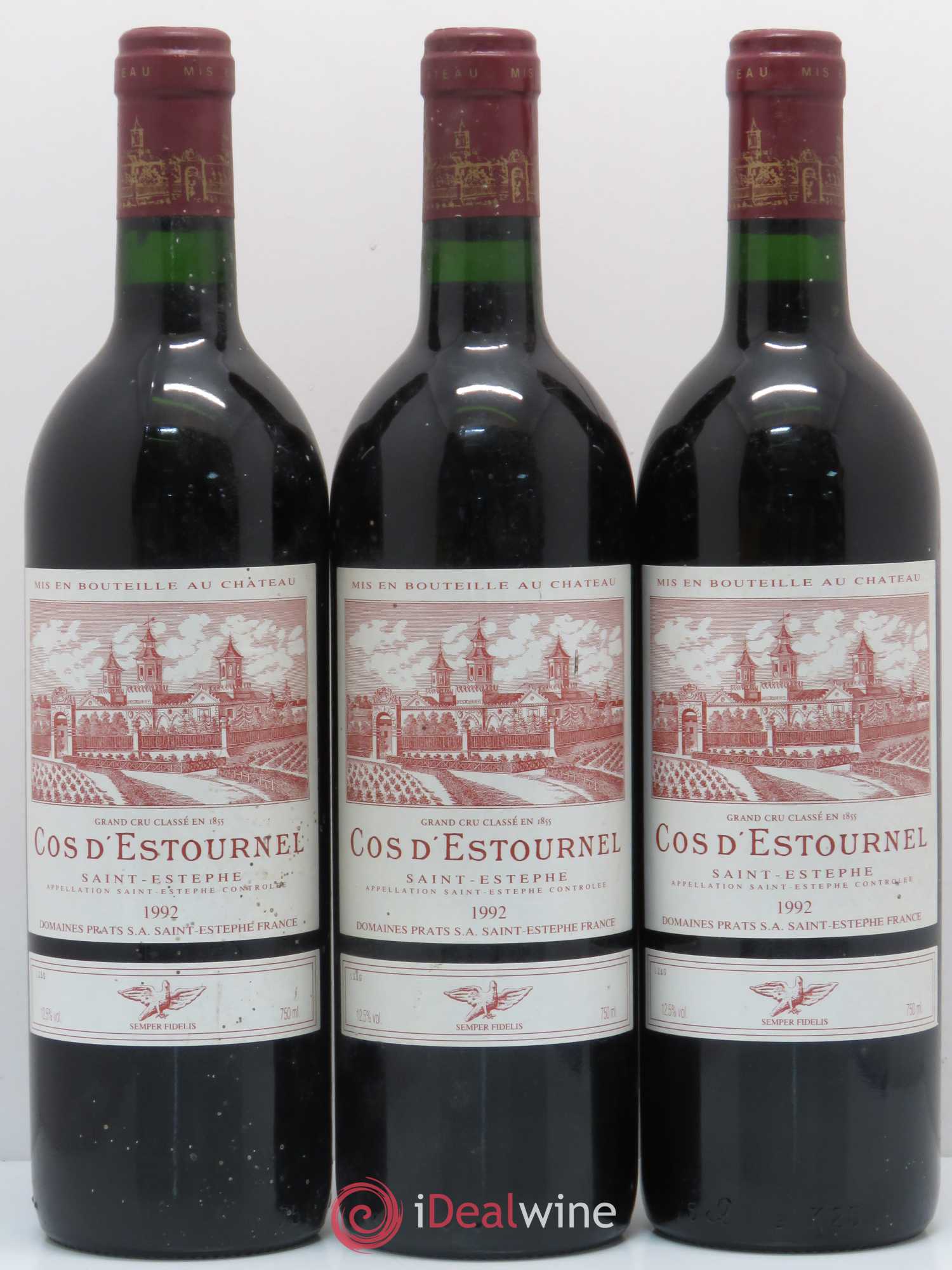 Cos d'Estournel 2ème Grand Cru Classé 1986 - Lot de 3 bouteilles - 0