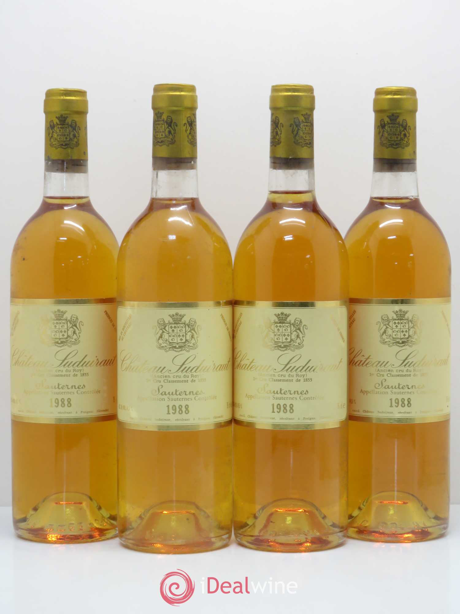 Château Suduiraut 1er Grand Cru Classé 1988 - Lotto di 4 bottiglie - 0